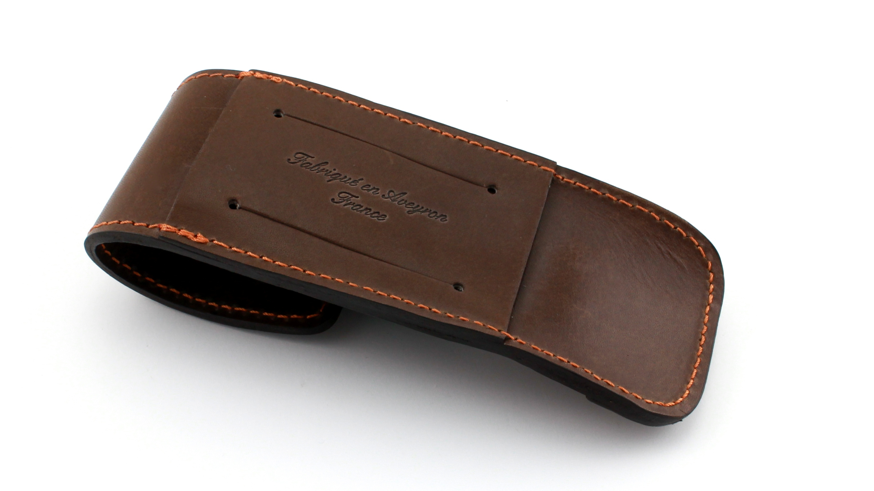 Randonneur-Prestige-GM-choco-hinten MAX CAPDEBARTHES Gürteletui RANDONNEUR PRESTIGE 11 - 12 cm