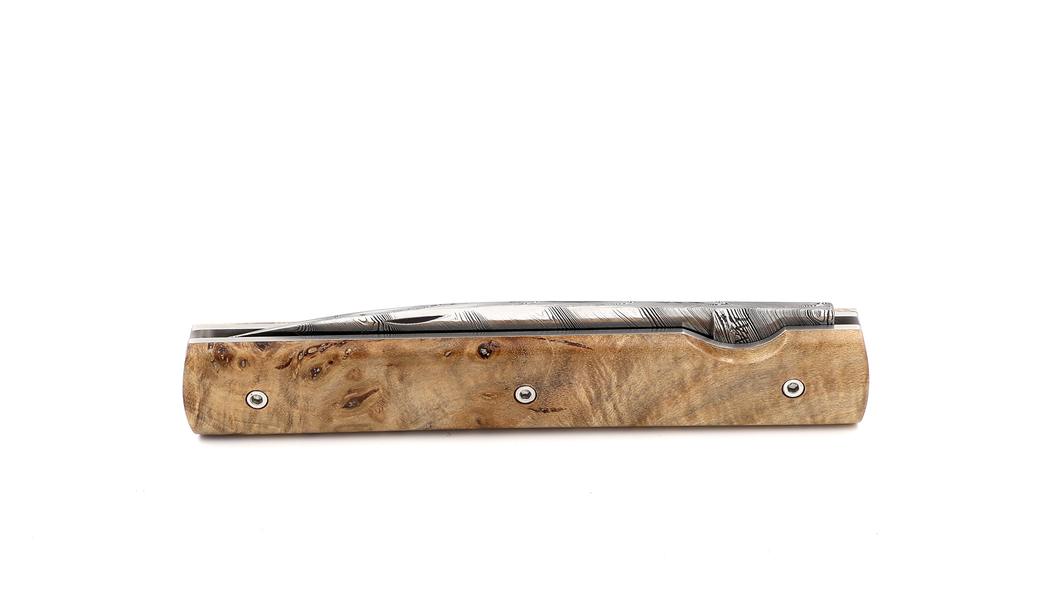 PERCEVAL Le Francais damascus linden tree burl