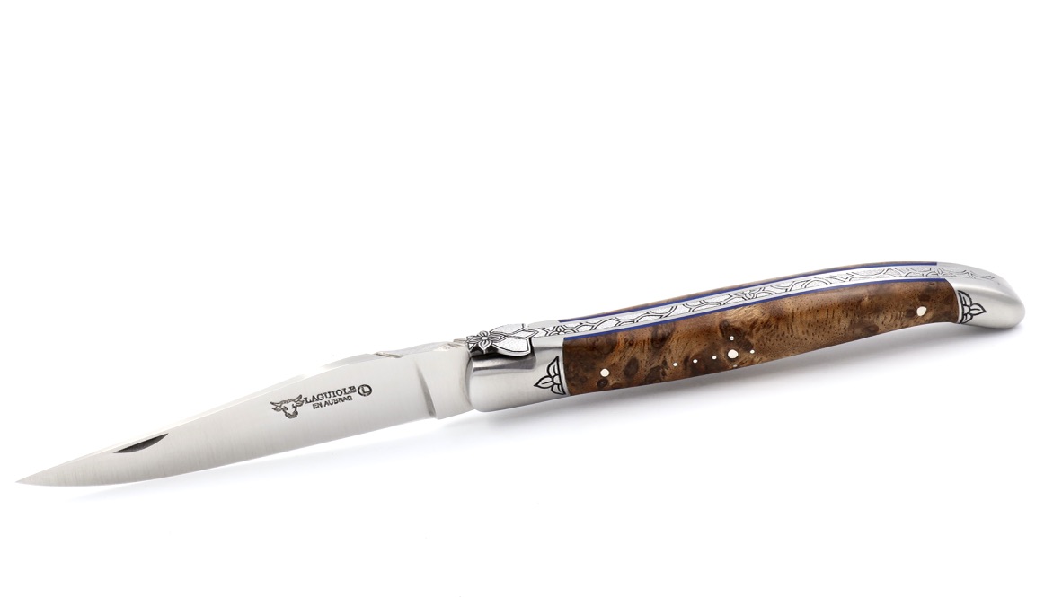 Meisterstück Laguiole en Aubrac Albizia Wurzelholz 12 cm  