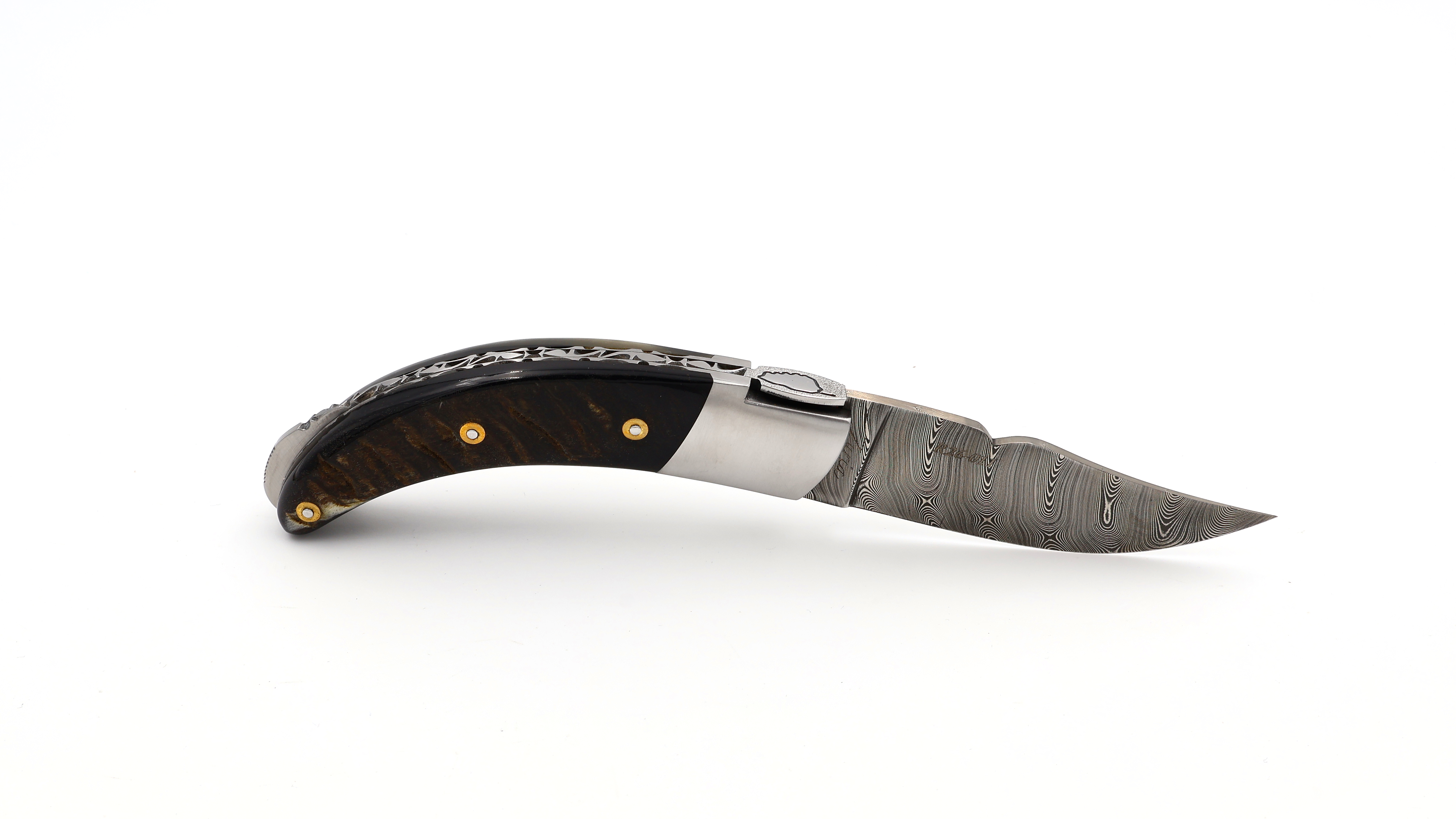 Fontenille Pataud RONDINARA guillochiert Widderhorn Twisted-Damast