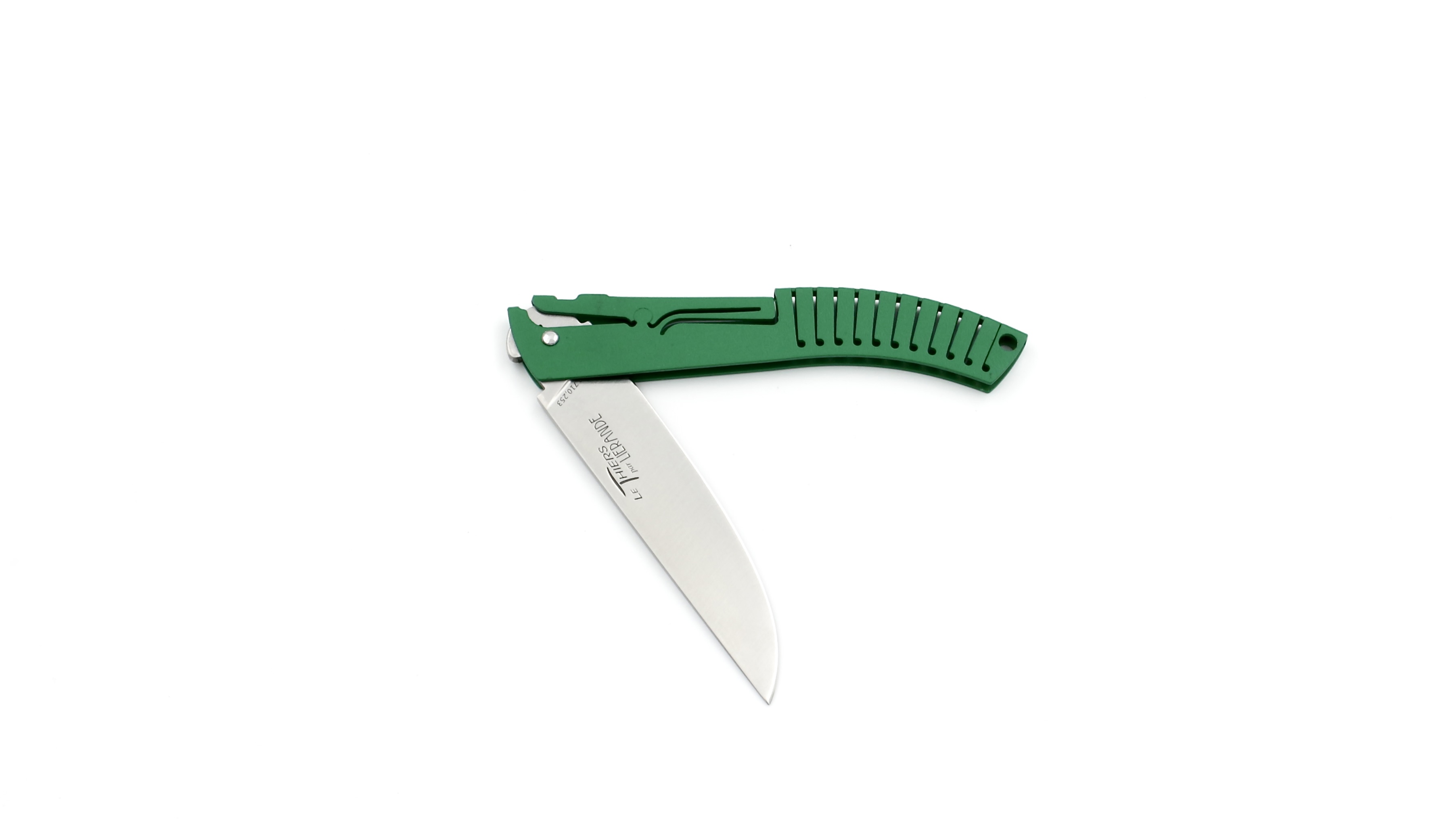 LIÉRANDE Thiers knife green 14C28N