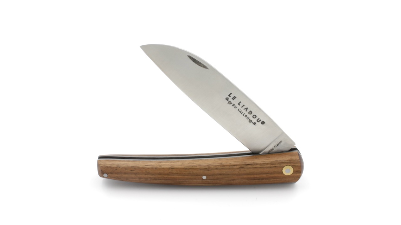 LIANOY14C28-3 Liadou du Vallon® Winzermesser Walnussholz 12 cm
