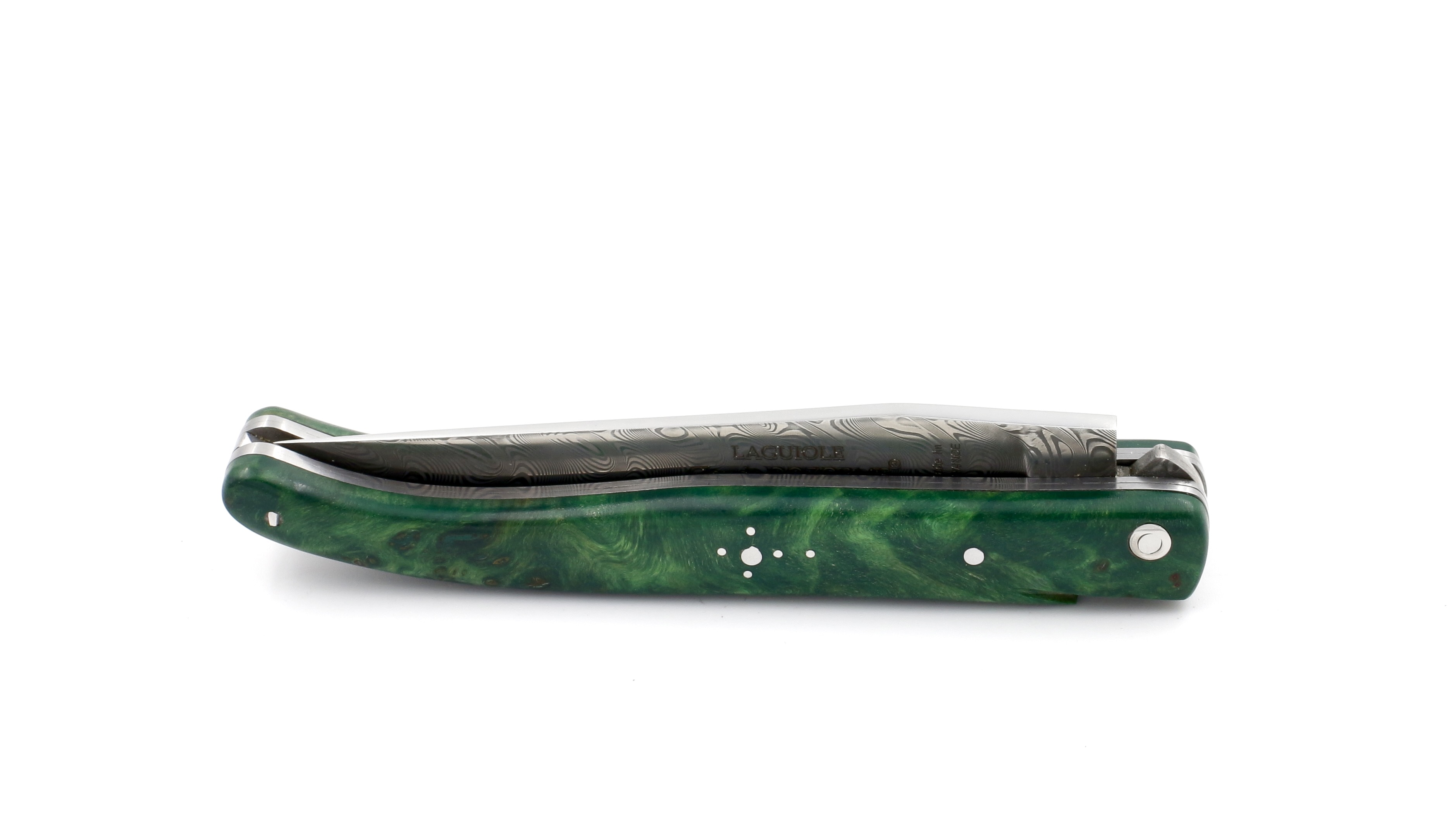 AB969B74-0C4C-418B-B634-783182143E0A_1_201_a Claude DOZORME Laguiole double plate knife poplar wood damascus blade