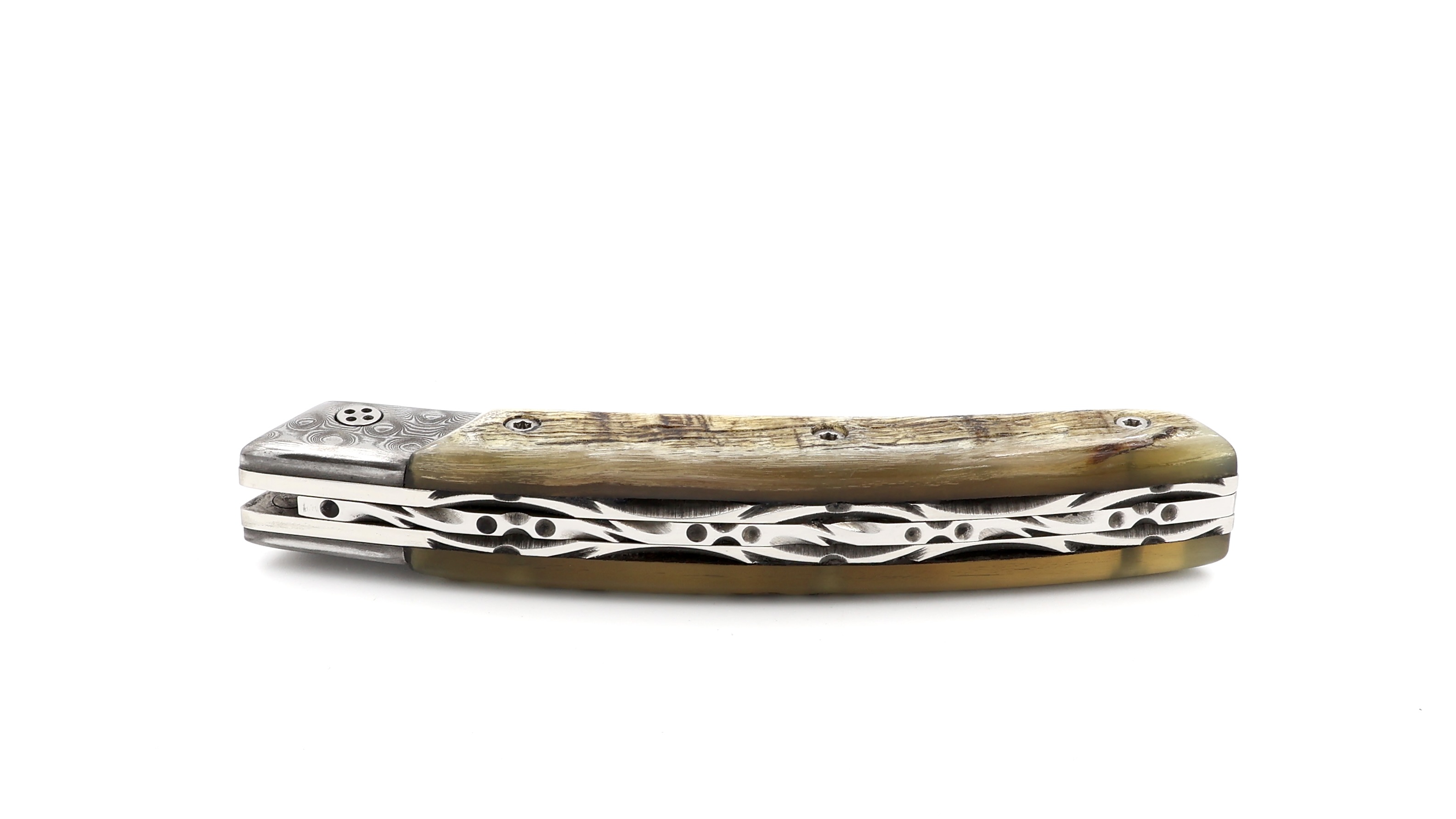 Claude DOZORME Thiers RLT Widderhorn Damastbacken Damastklinge 