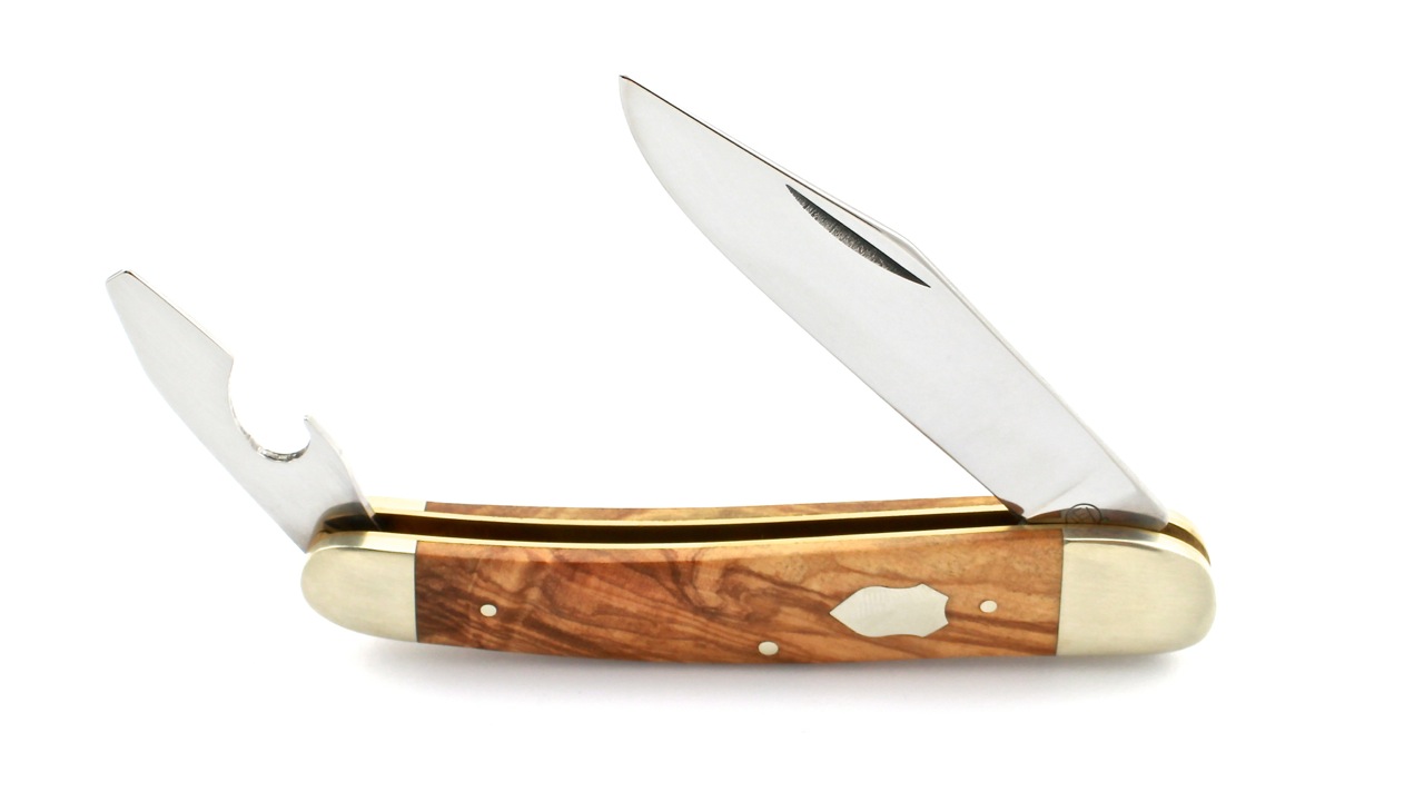 Hartkopf-Olive2 Hartkopf Taschenmesser Olivenholz mit Kapselheber
