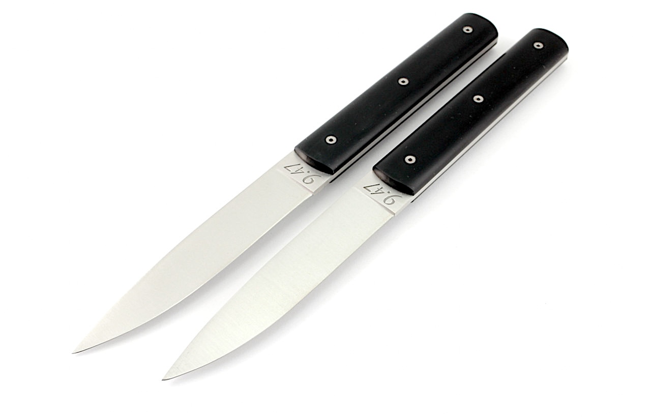 PERCEVAL 9.47 Steakmesser schwarz Set 2-tlg. - 4-tlg. oder 6-tlg.