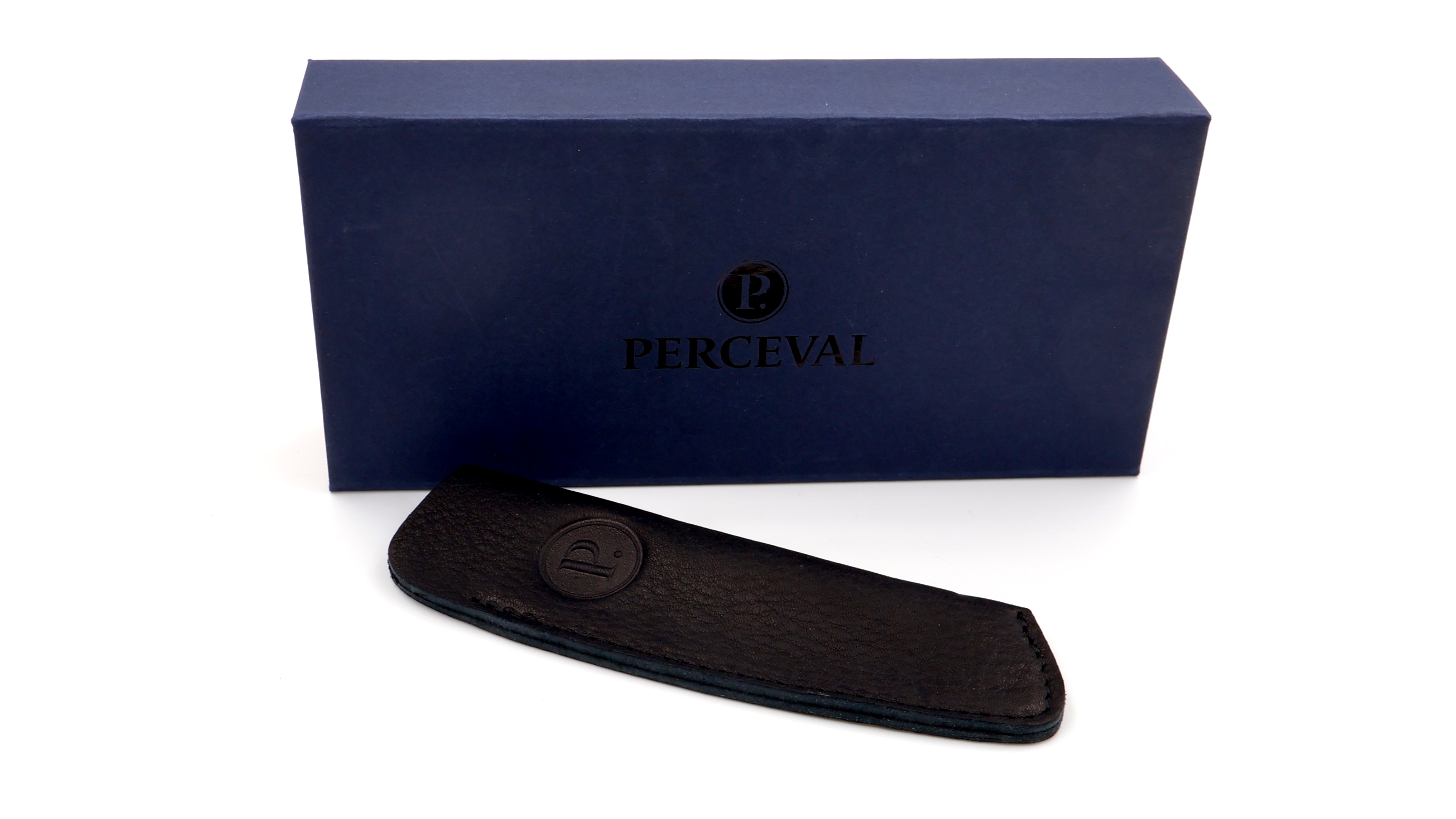 PERCEVAL L08 Damast schwarzes Palmholz  **Sondermodell** 