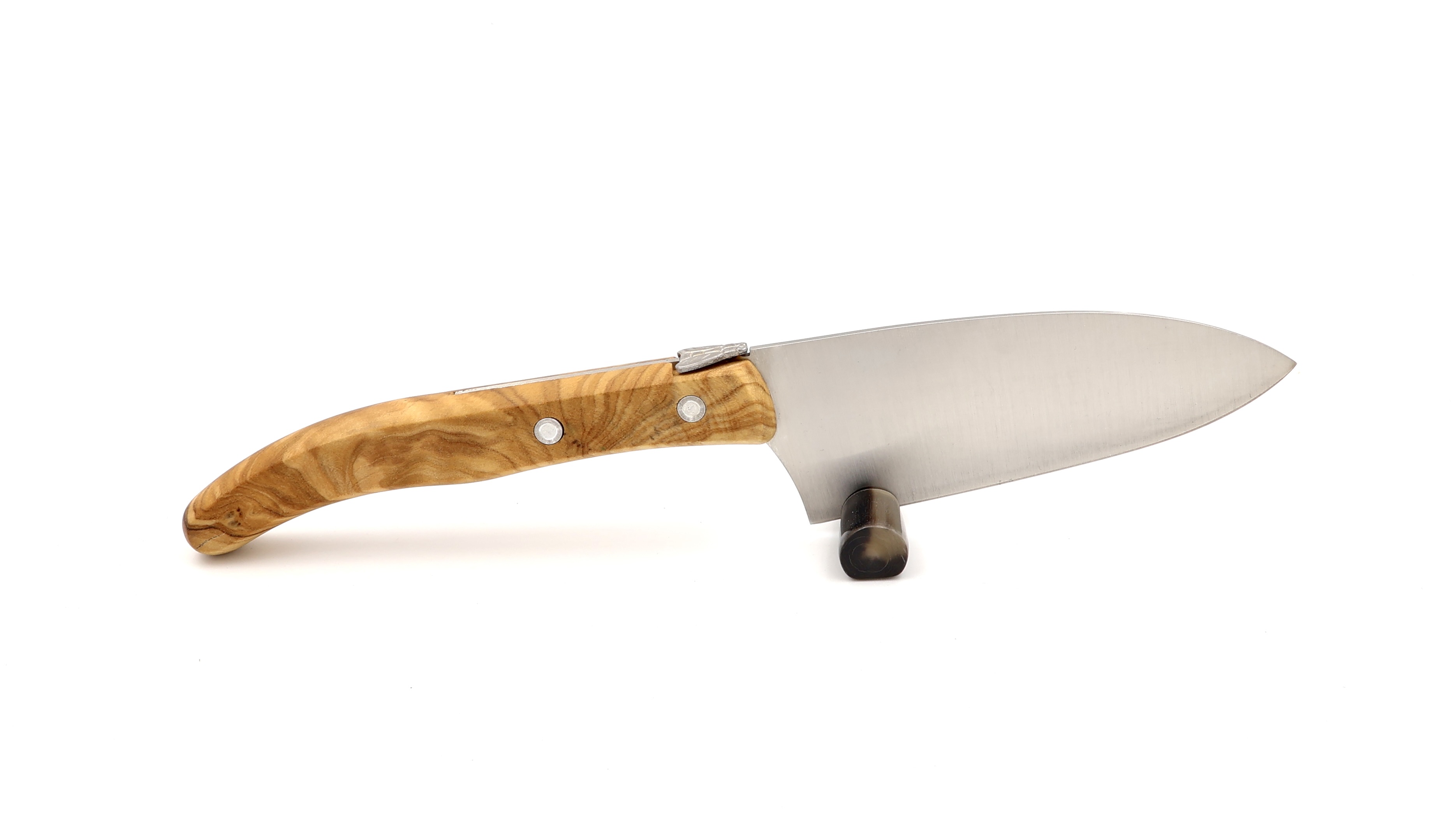 Claude DOZORME Laguiole Kochmesser Set 3-tlg. Olive 