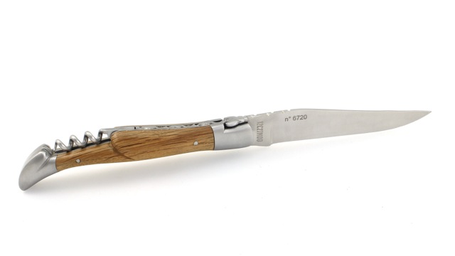 Laguiole en Aubrac Grand Cru Fasseiche mit Korkenzieher 12 cm