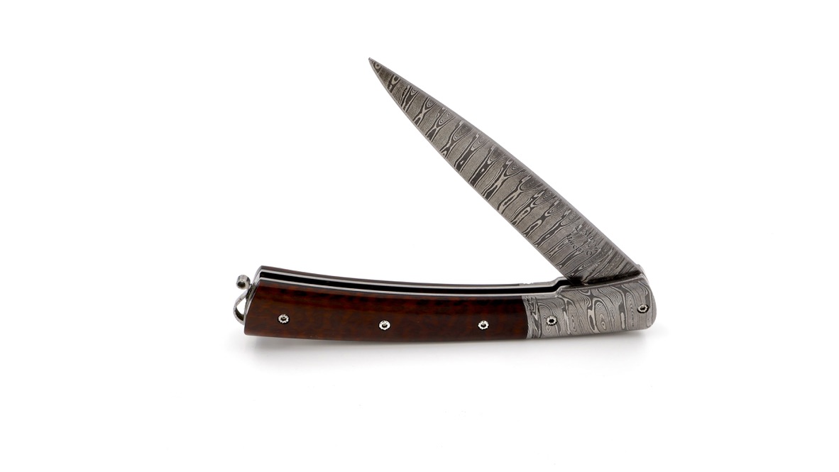 Alexandre Musso/Olivier Moretti VENDETTA Amourette Holz Damastklinge    Alexandre Musso/Olivier Moretti VENDETTA Amourette Holz Damastklinge