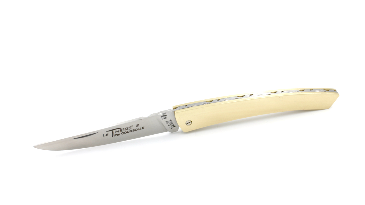 Couperier-Coursolle  Thiers Messer Messing 12 cm
