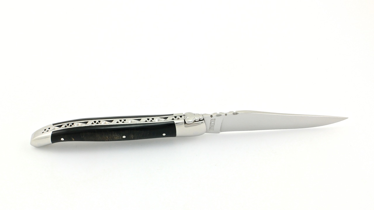 Laguiole en Aubrac knife buffalo crust 12 cm