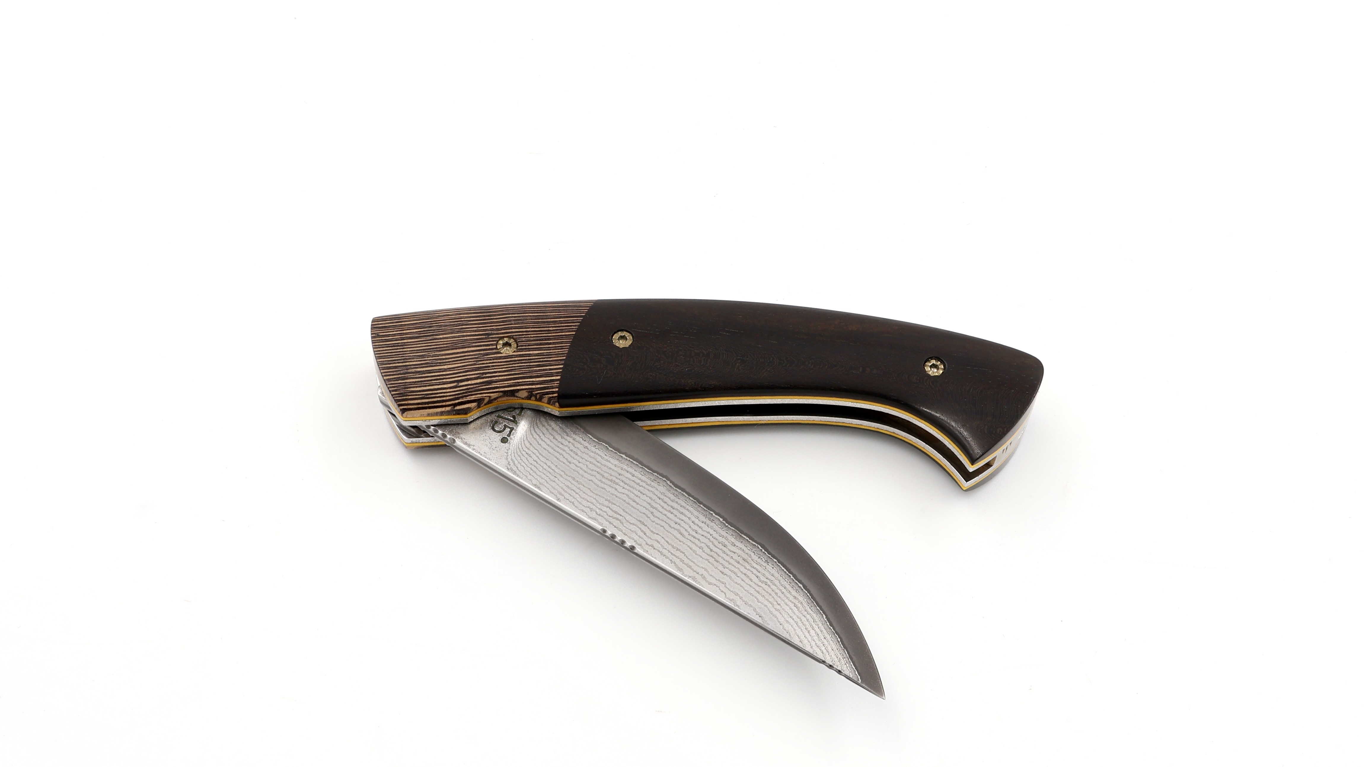 MANU LAPLACE 1515 ZULU Palmholz Ebenholz VG 10 Damast