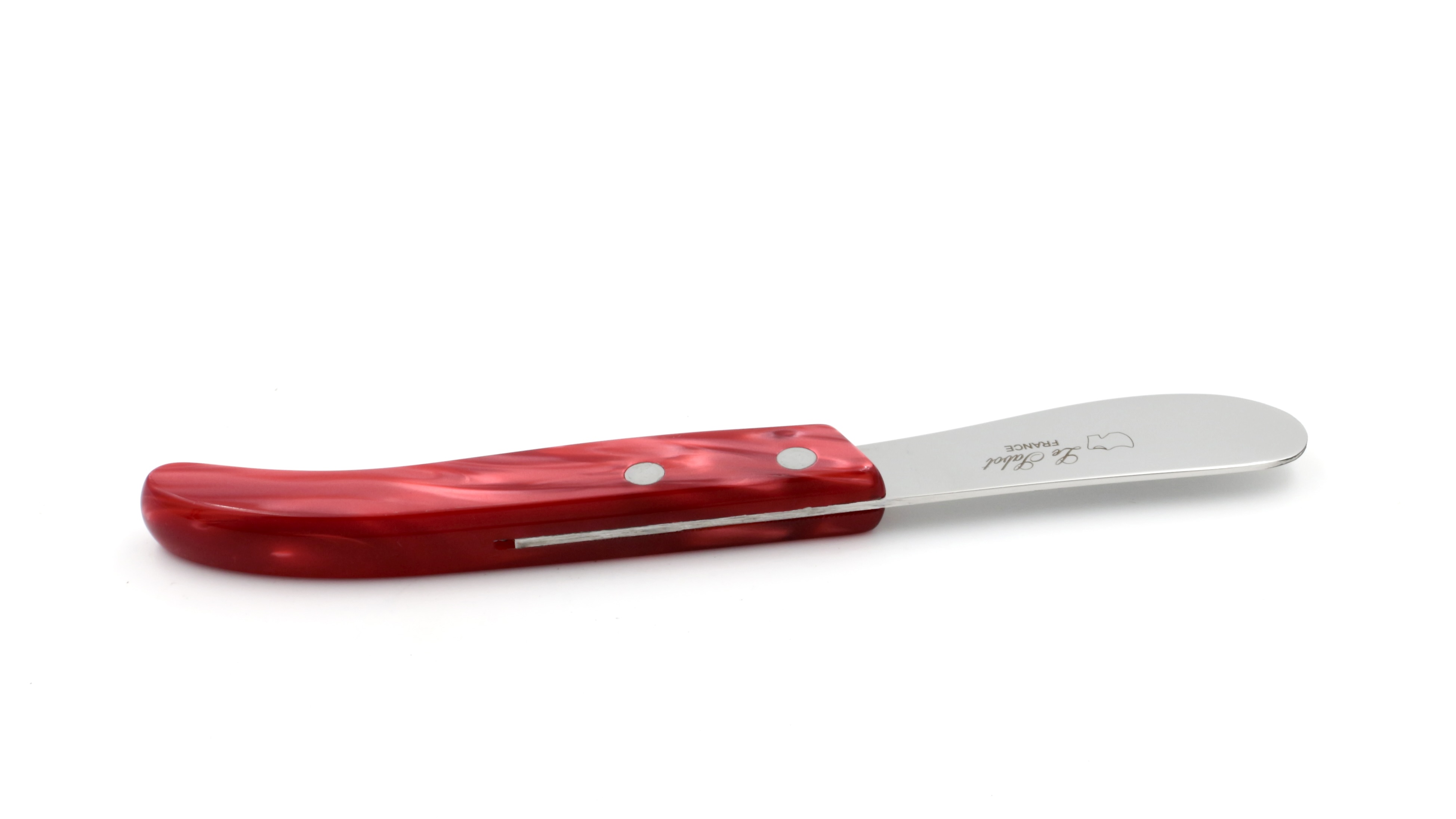 AU SABOT Laguiole butter knife Harmony red