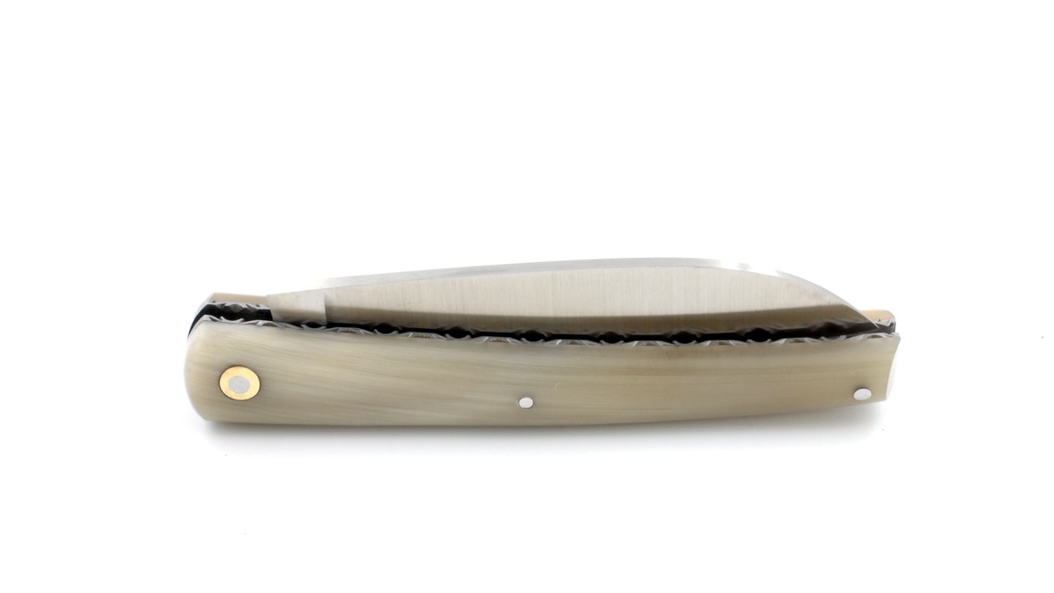 Liadou du Vallon® PETIT Winzermesser Hornspitze guillochiert 10,5 cm  Liadou du Vallon® PETIT Winzermesser Hornspitze guillochiert 10,5 cm