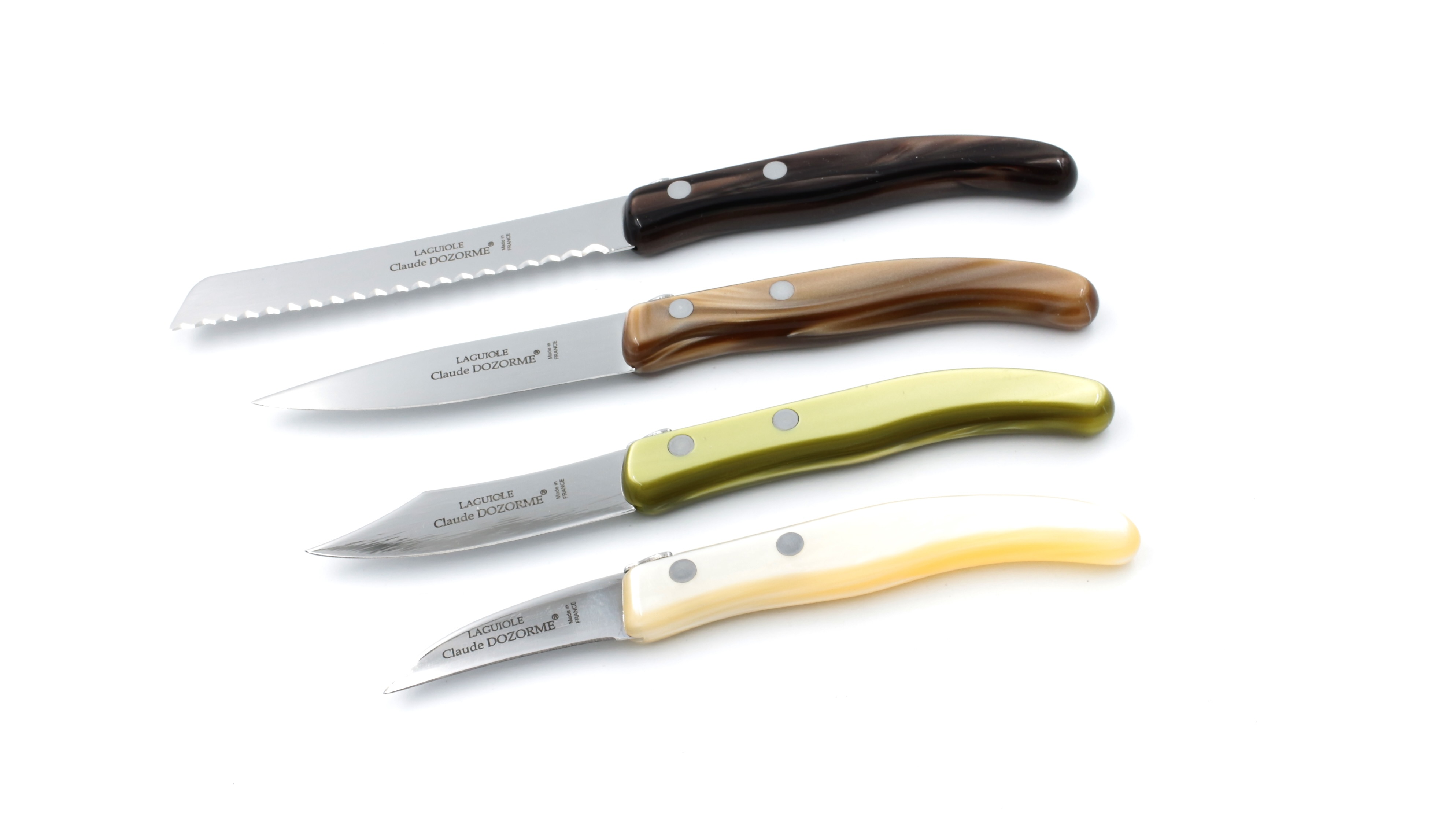Claude DOZORME BERLINGOT Laguiole Steakknives Set of 6  Claude DOZORME BERLINGOT Laguiole Steakknives Set of 6