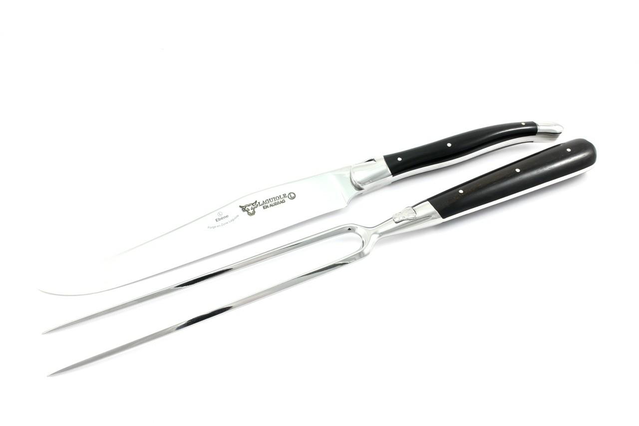 laguiole-en-aubrac-laguiole-tranchier-besteck-chef-2-teilig-ebenholz-4  Laguiole Tranchierbesteck Ebenholz Laguiole en Aubrac