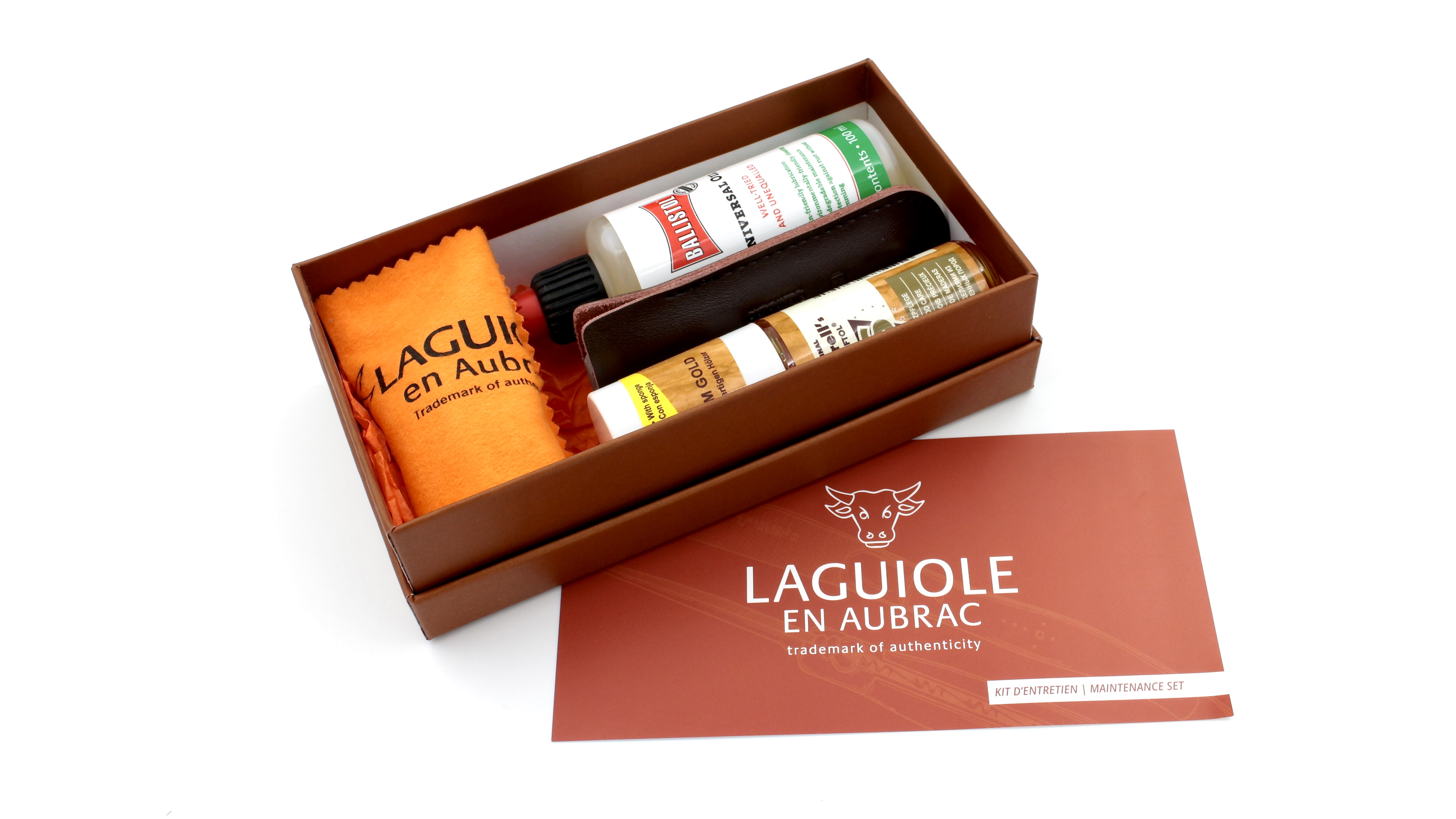 Laguiole en Aubrac care cit for folding and chef knives