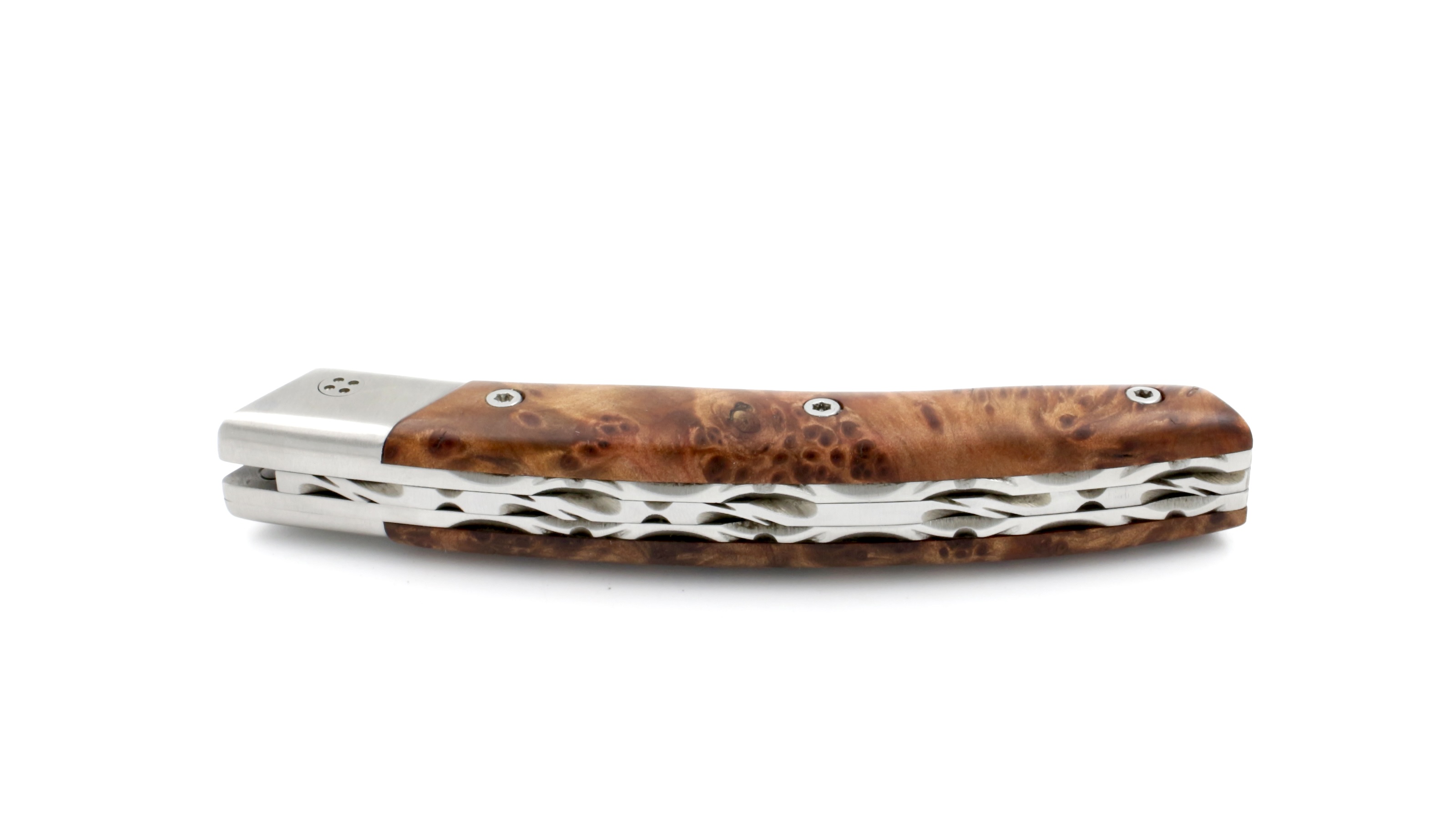 D9B772D2-45D5-47B5-BEDF-CE512F89470A_1_201_a Claude DOZORME Thiers RLT thuya burl damascus blade