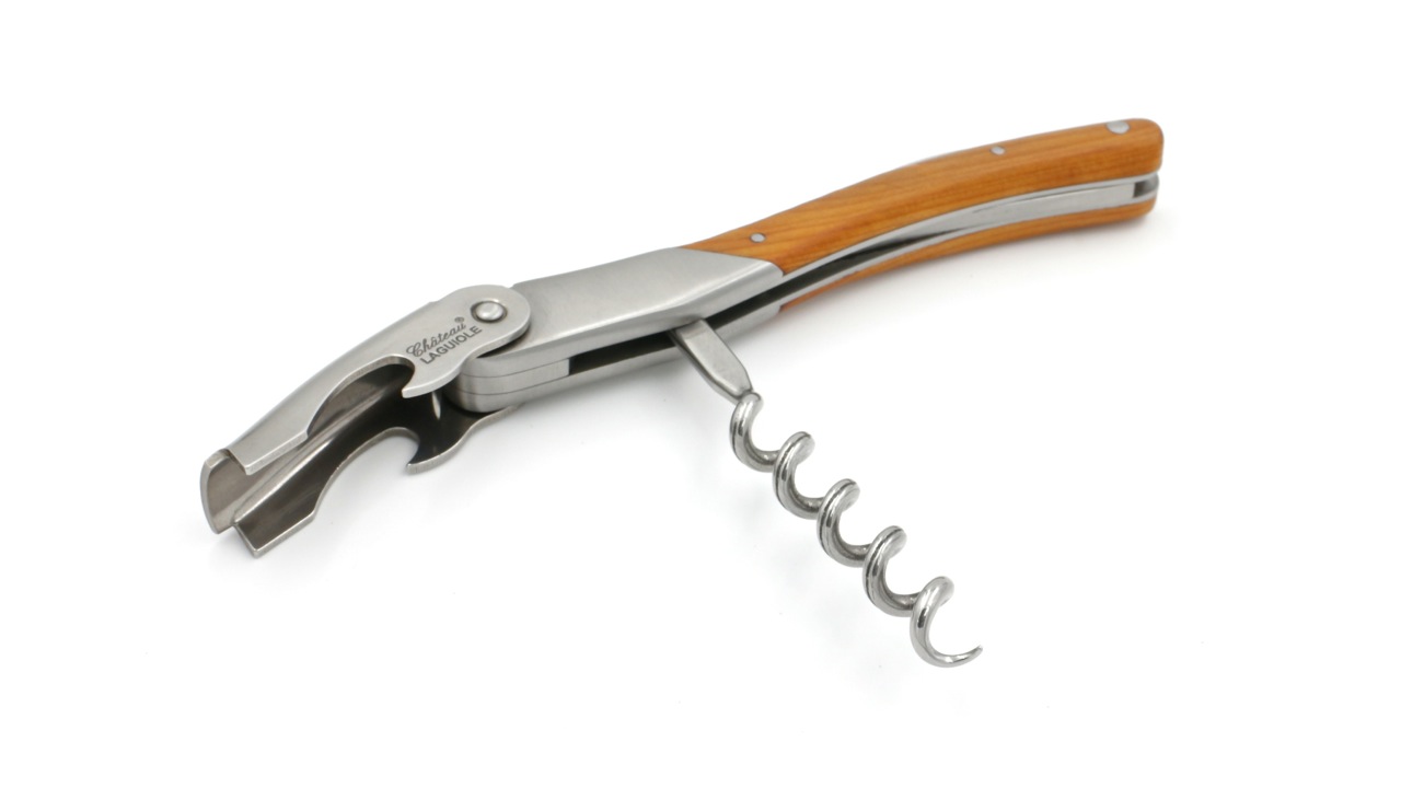 CLVE3031-6 Château Laguiole GRAND CRU Sommeliermesser Versailles Eibe