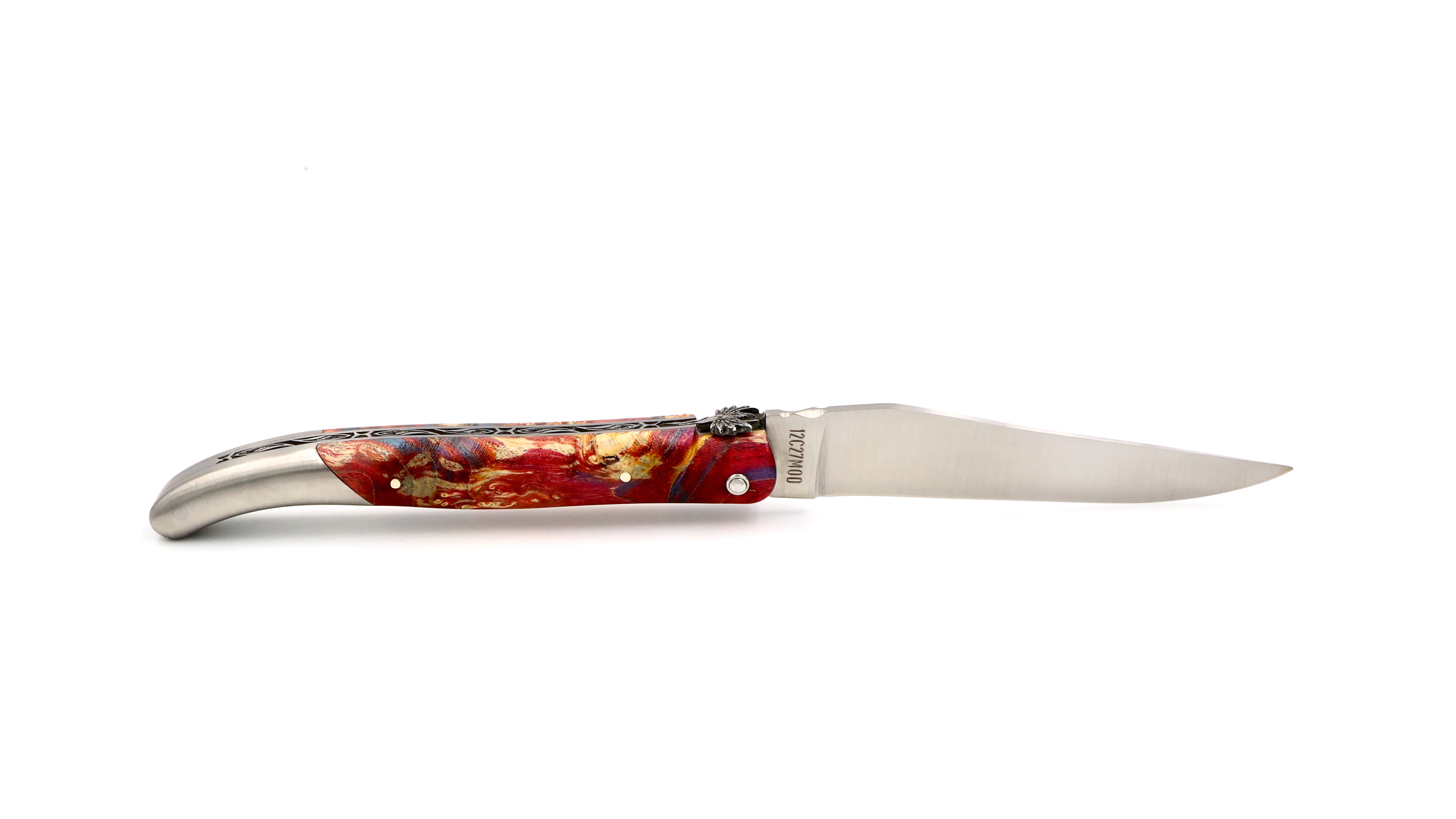 Laguiole en Aubrac Meisterstück PHÖNIX Holunder Wurzelholz 12 cm    Laguiole en Aubrac Meisterstück PHÖNIX Holunder Wurzelholz 12 cm