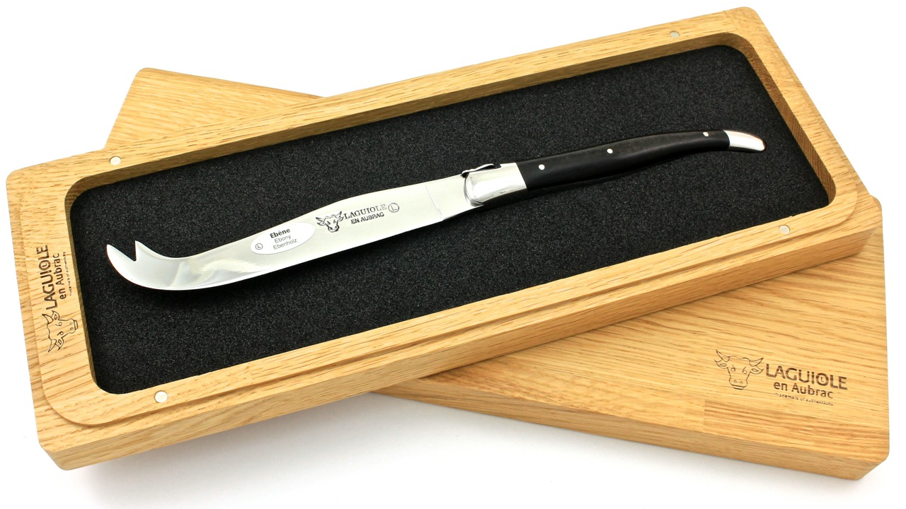 Kase-Ebenholz Laguiole en Aubrac Laguiole Käsemesser Ebenholz