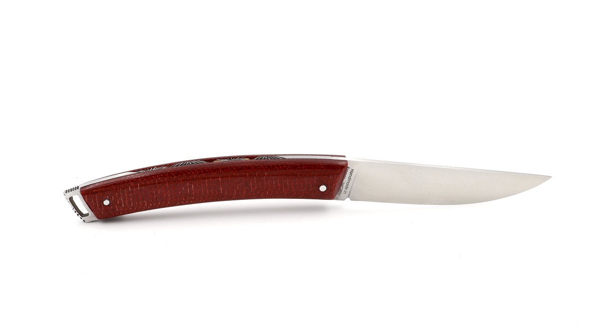 Fontenille Pataud Le Thiers® Nature 11,5 cm Micarta massiv guillochiert