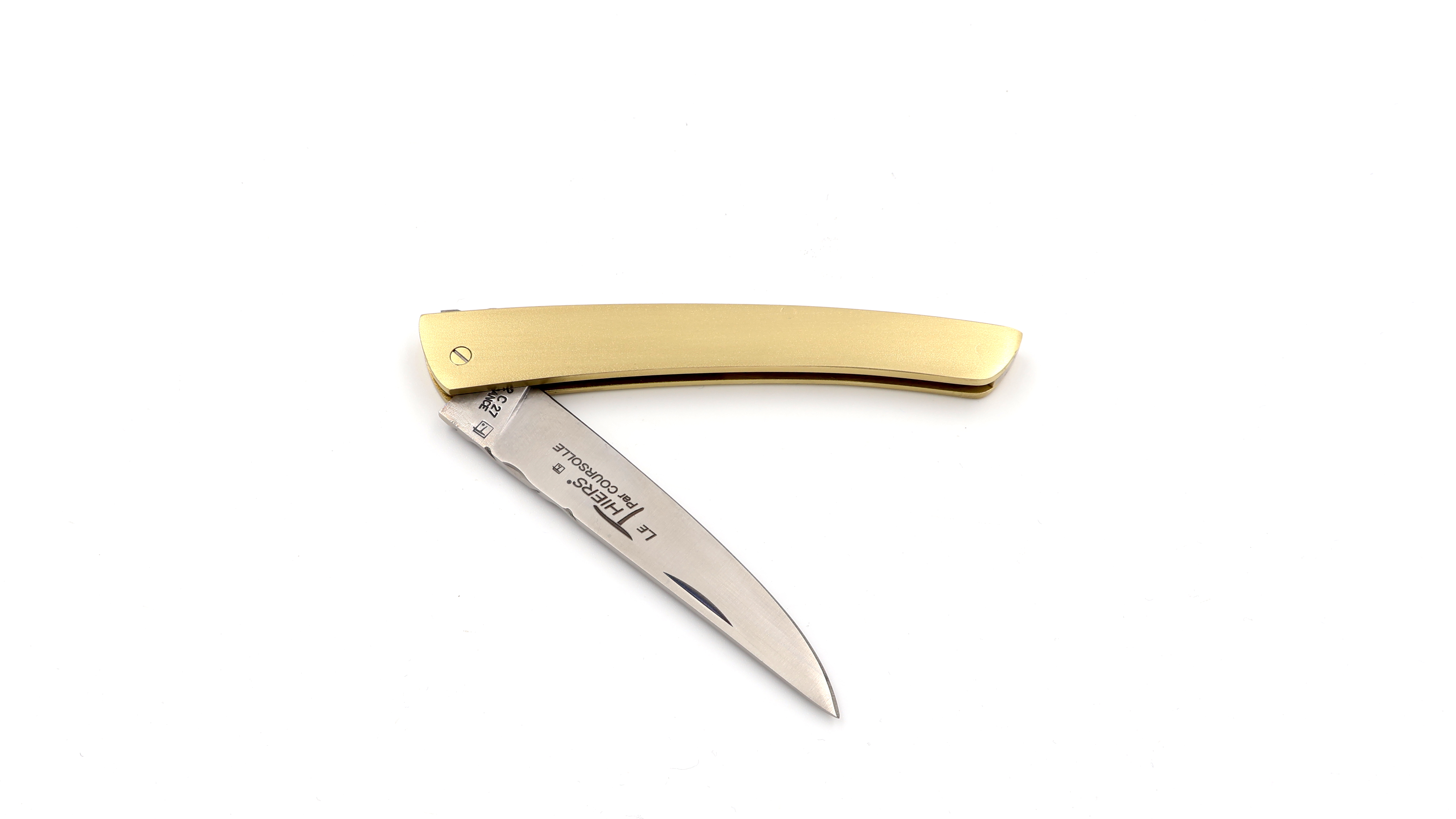 Couperier-Coursolle  Thiers Messer Messing 12 cm