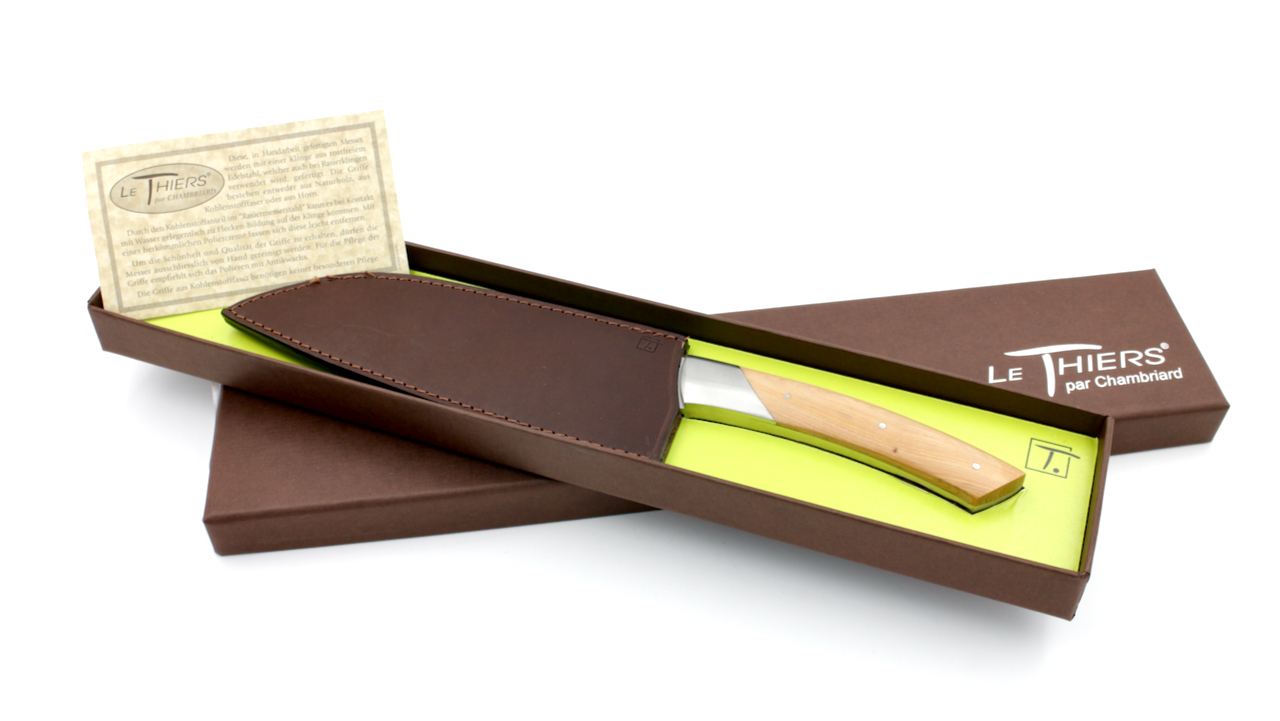 SantokuGE-C13 Chambriard Thiers Santoku Messer 17 cm Wacholder Grands Gourmets