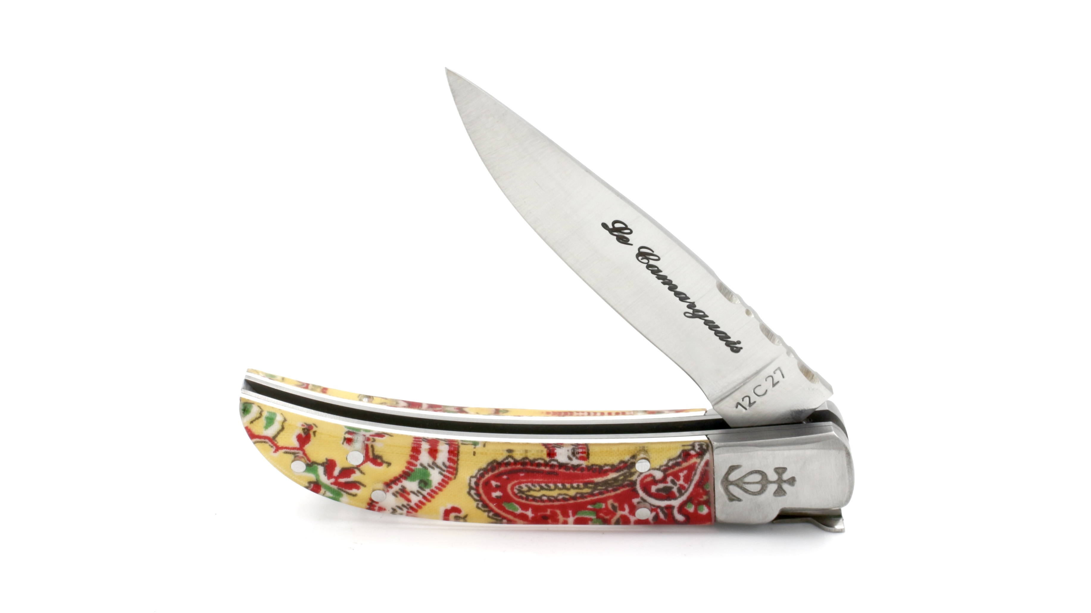 Le Camarguais knife Tissue Provencal 10 cm