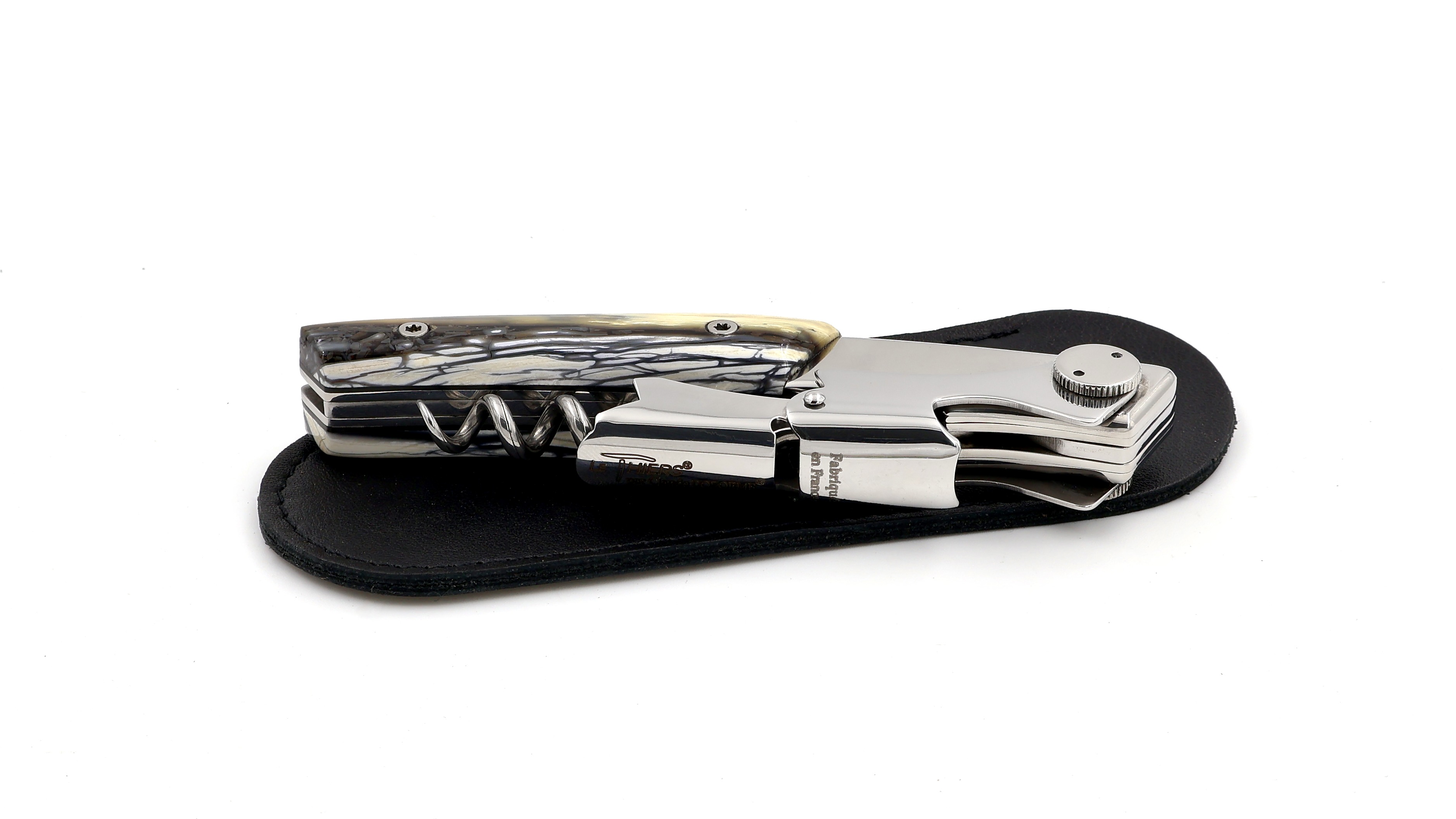 Claude DOZORME Thiers Sommeliermesser LUX Mammutelfenbein zweistufig