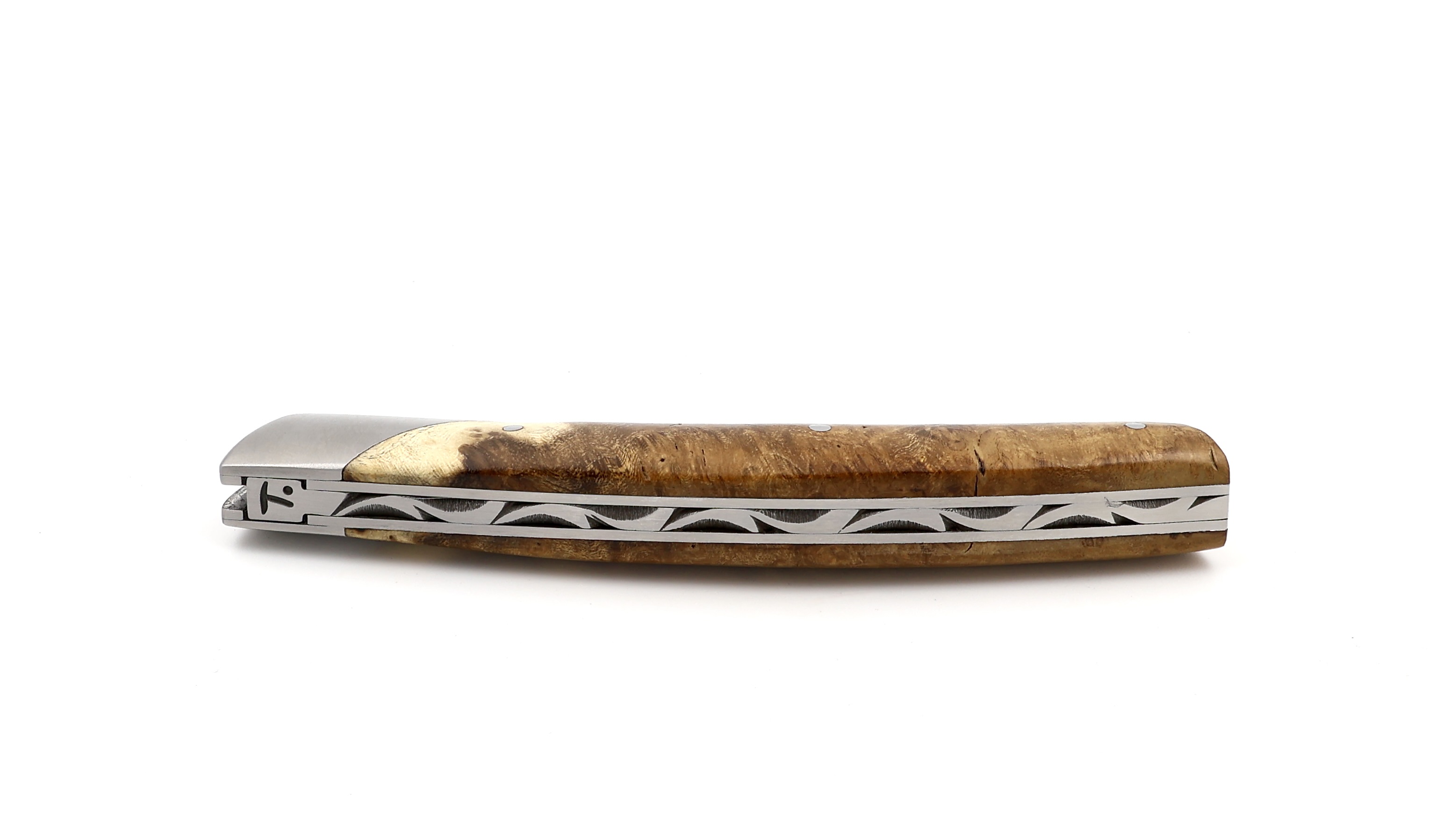 Chambriard Thiers knife COMPAGNON amboina burl