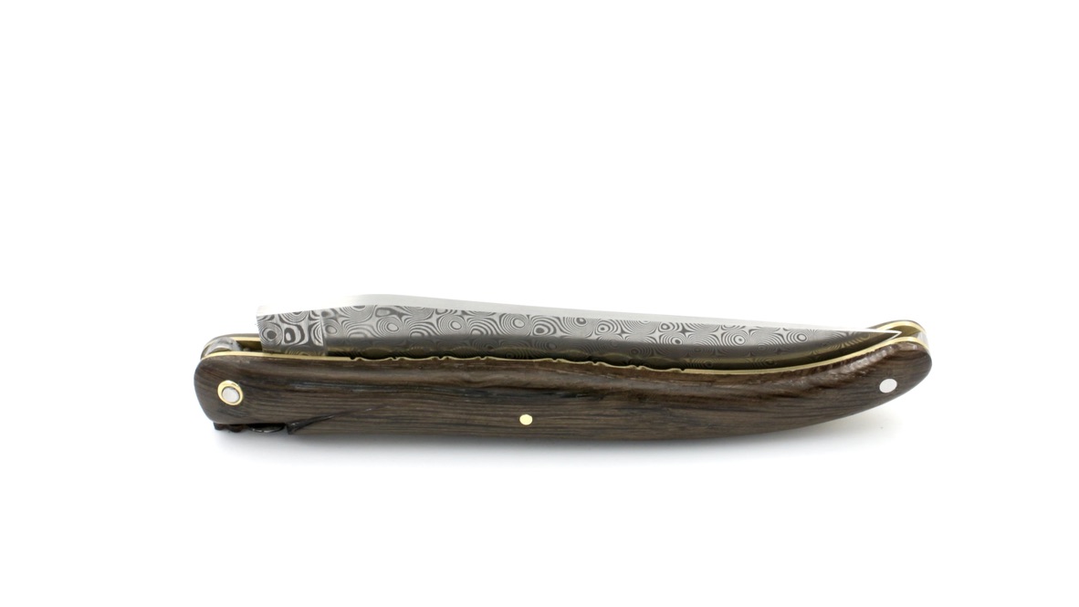 Laguiole en Aubrac Modell ECLIPSE DSC® Rosendamast Mooreiche 12 cm  Laguiole en Aubrac Modell ECLIPSE DSC® Rosendamast Mooreiche 12 cm