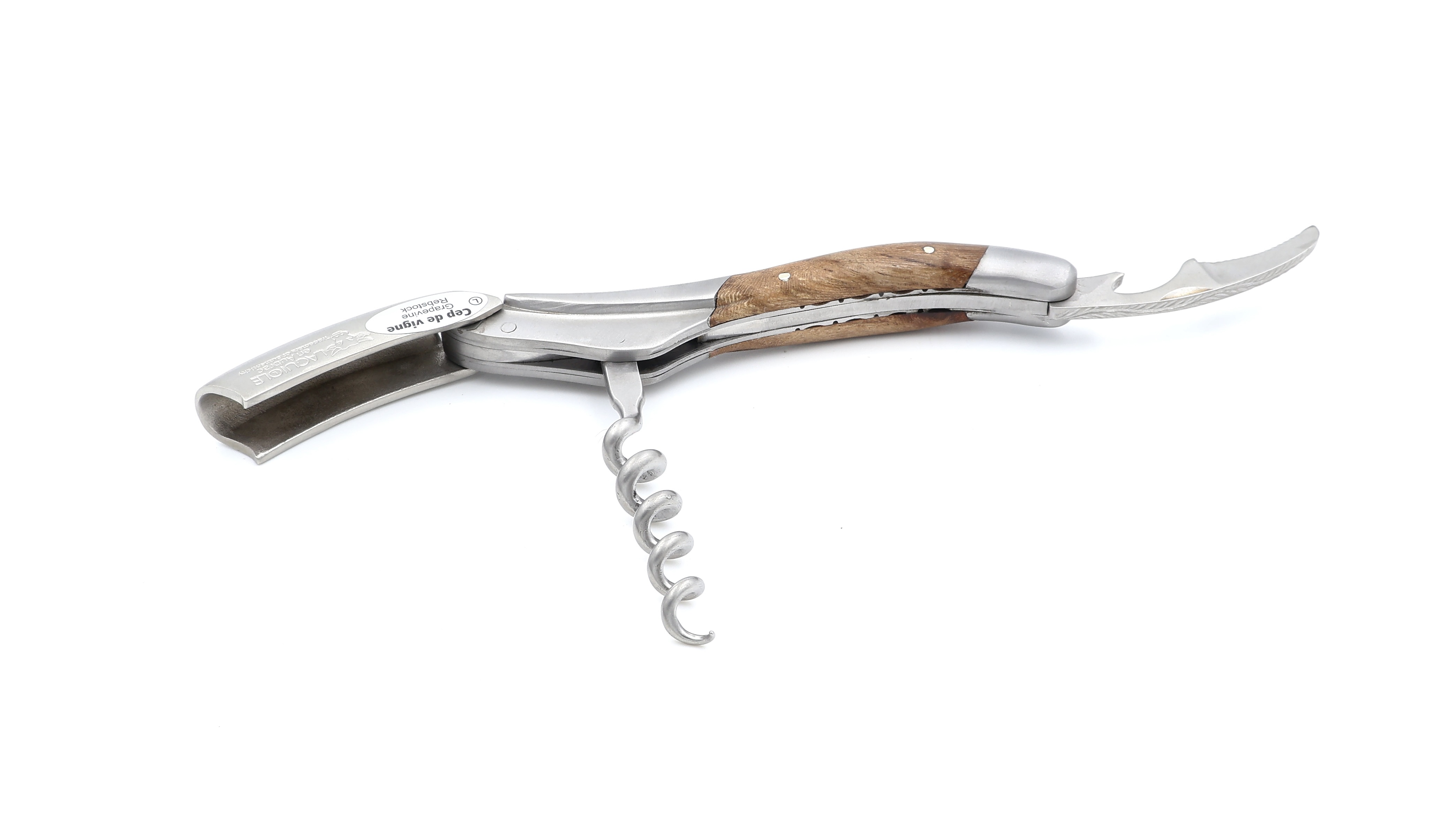 Laguiole en Aubrac Laguiole Sommelier knife with guillochage, special bee