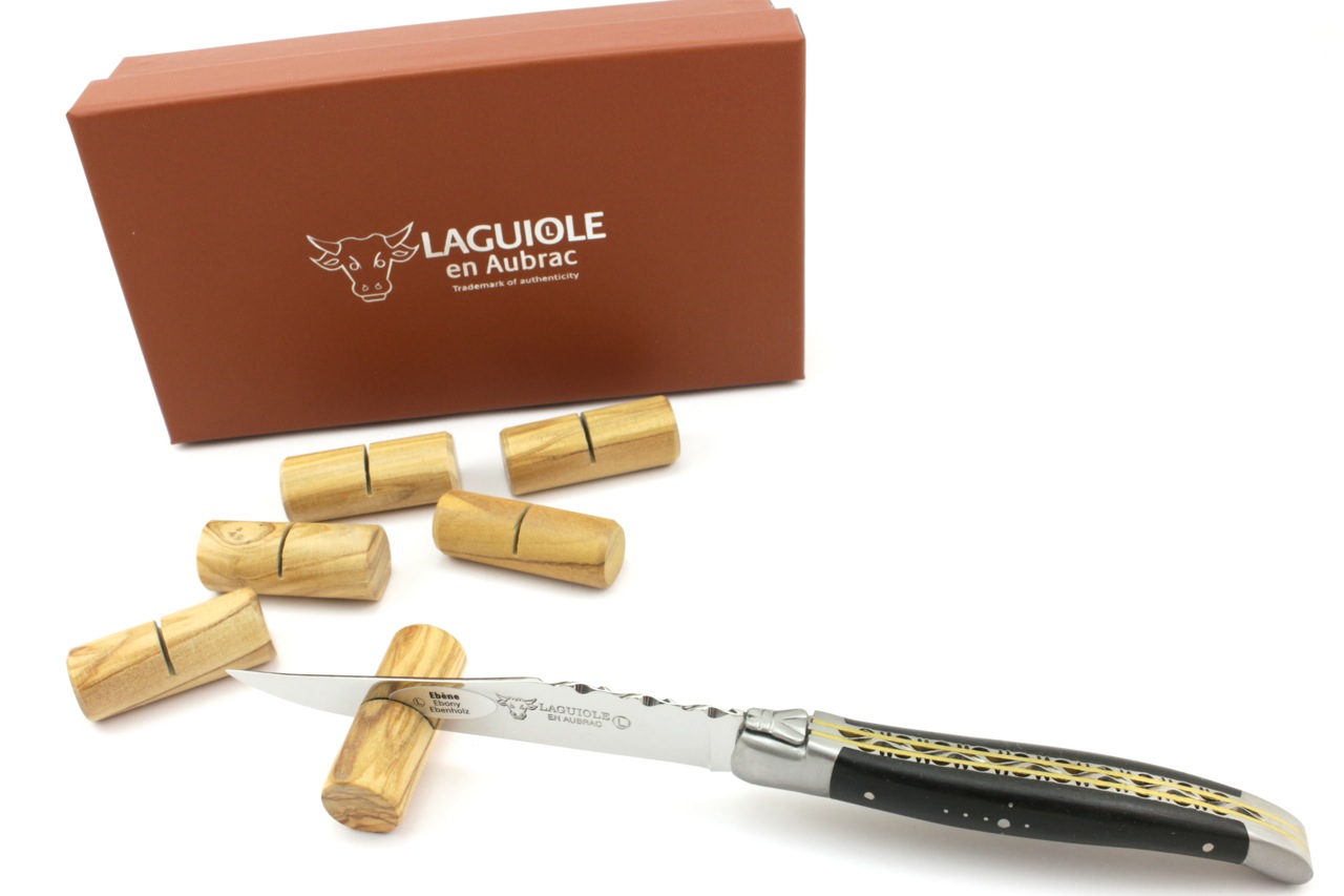 OLive-Messerbankchen Laguiole en Aubrac Messerbänkchen Olive