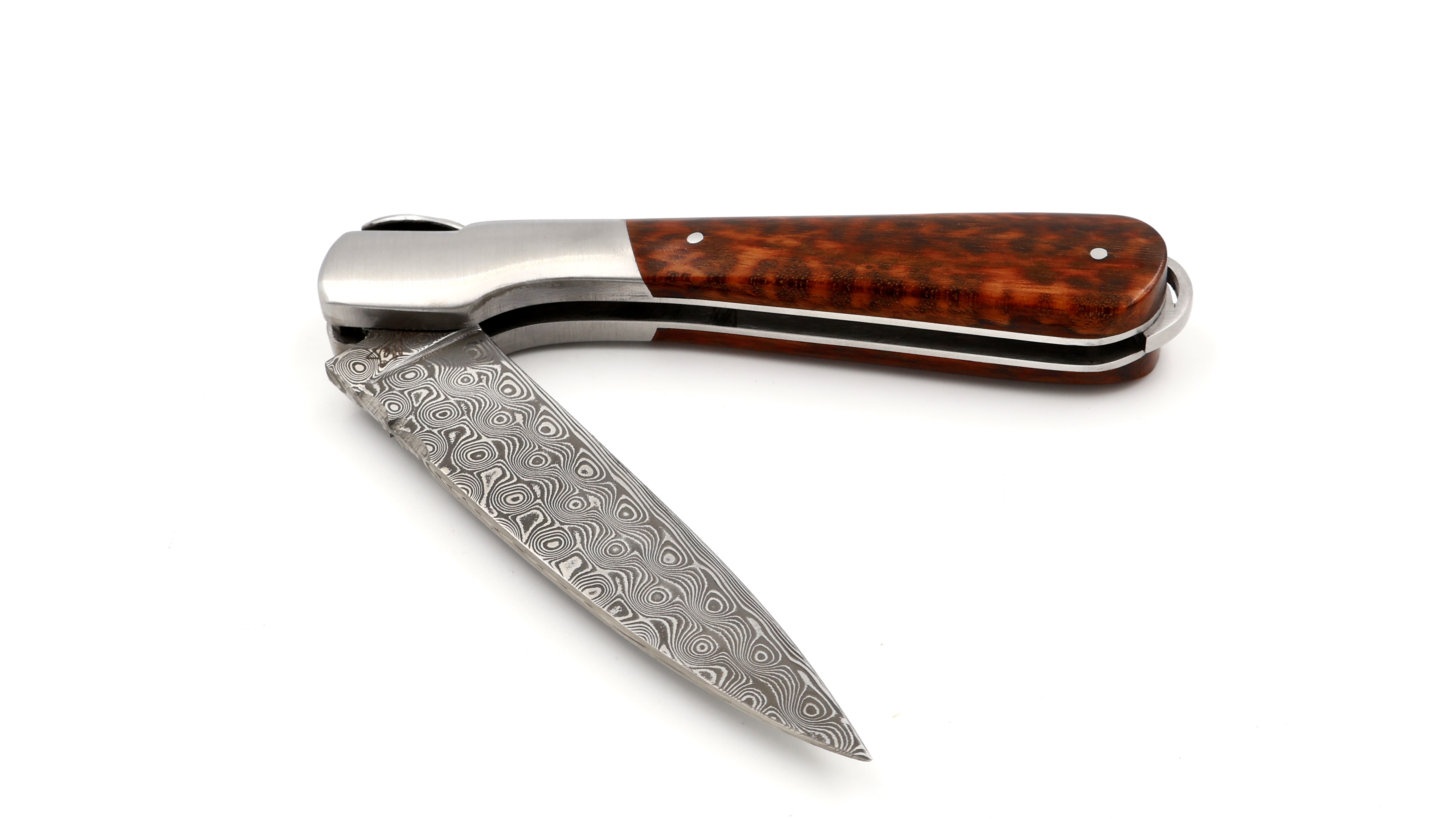 Fontenille Pataud SPERONE damascus amourette wood 12 cm Fontenille Pataud SPERONE damascus amourette wood 12 cm