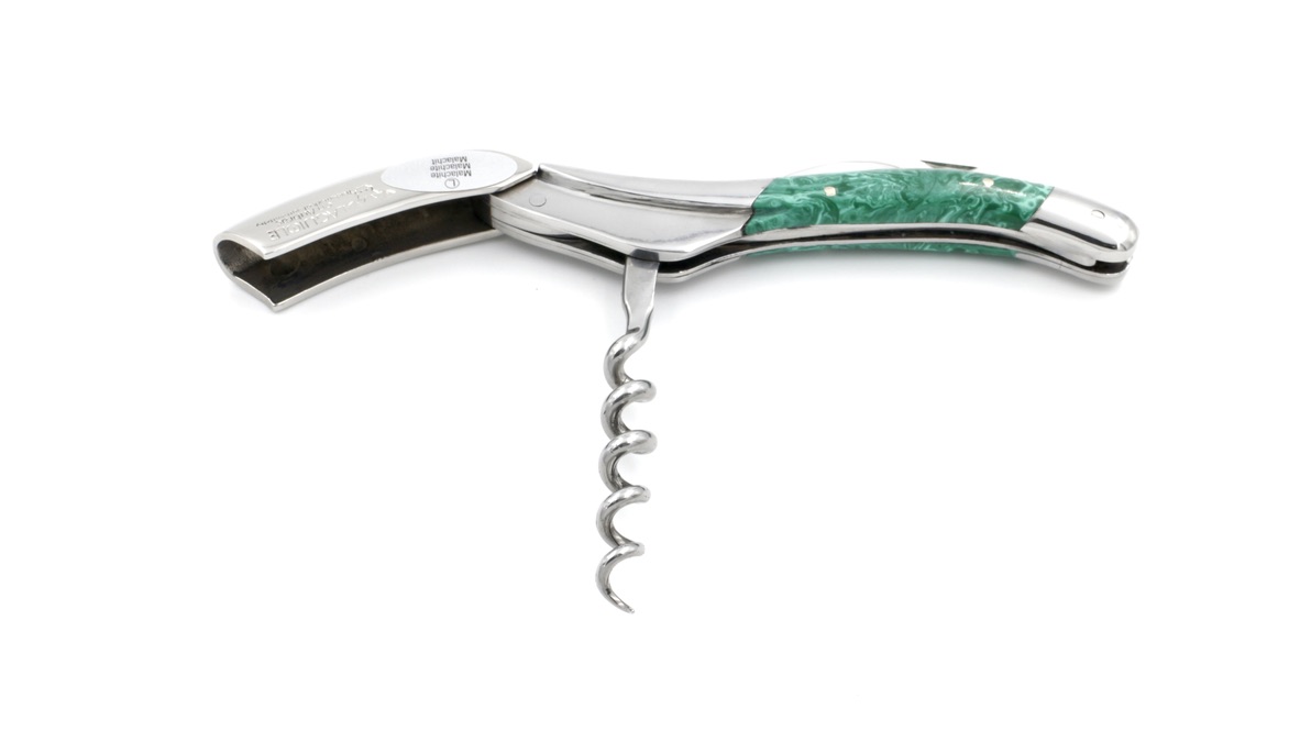 F7732D9B-C1EB-4753-A50A-BE805CFB7FC4_1_105_c Laguiole en Aubrac Sommeliermesser Malachit poliert