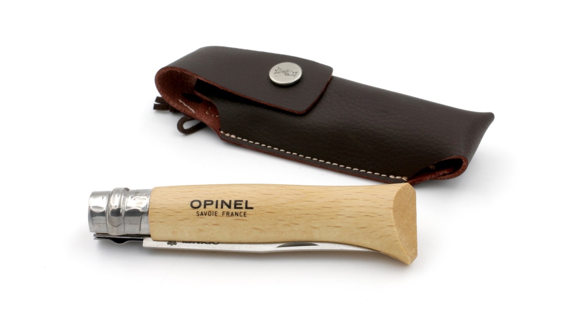 OPINEL Messer  No 8 rostfrei mit Etui