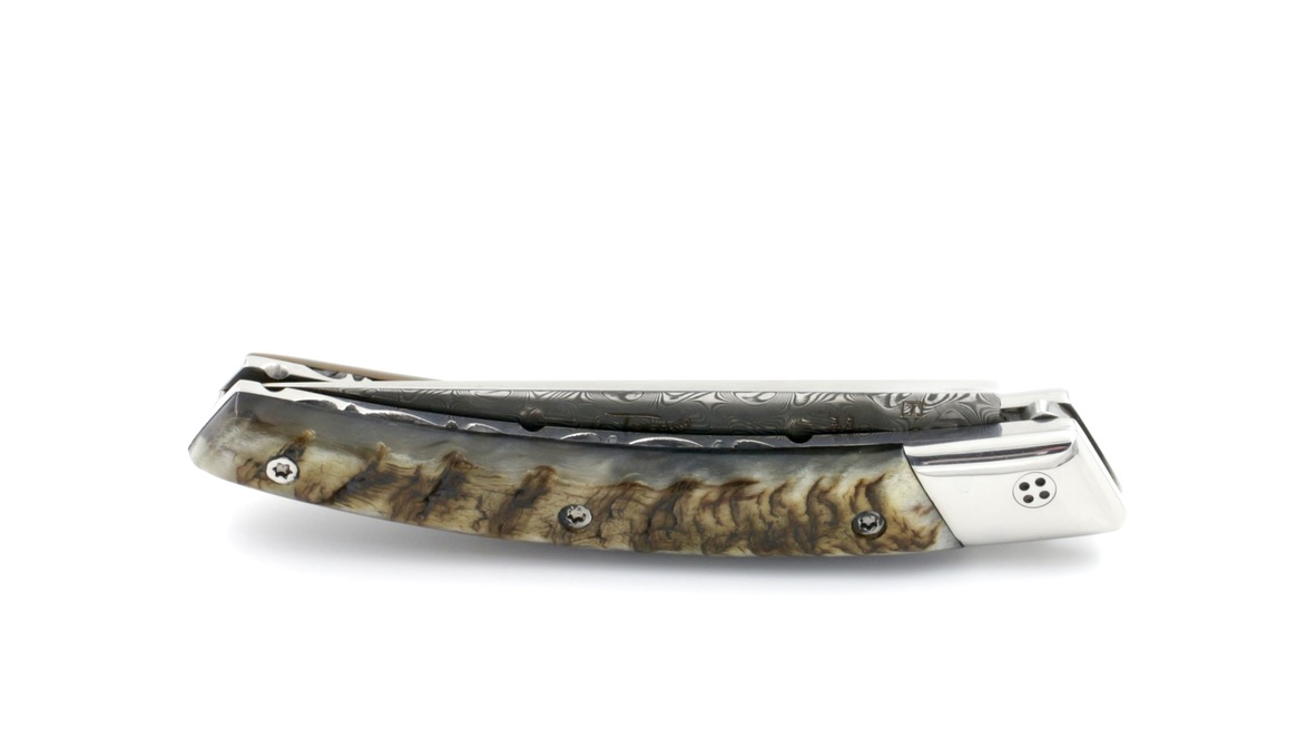 F0F522D0-3D48-4B17-9576-2D870C3050C4_1_105_c Claude DOZORME Thiers RLT ram horn damascus blade (2)