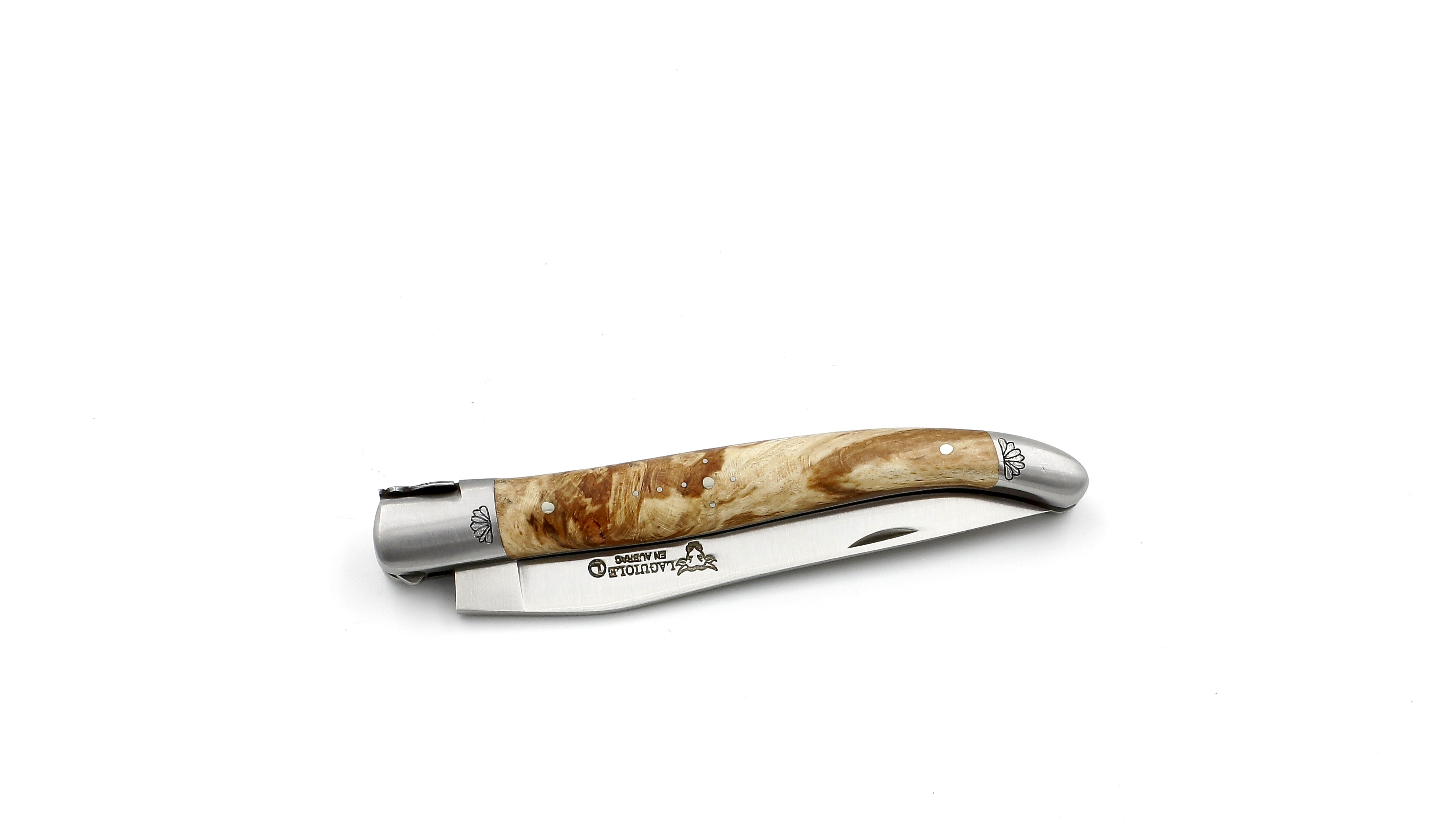 Laguiole en Aubrac Laguiole knife beech wood from Aubrac