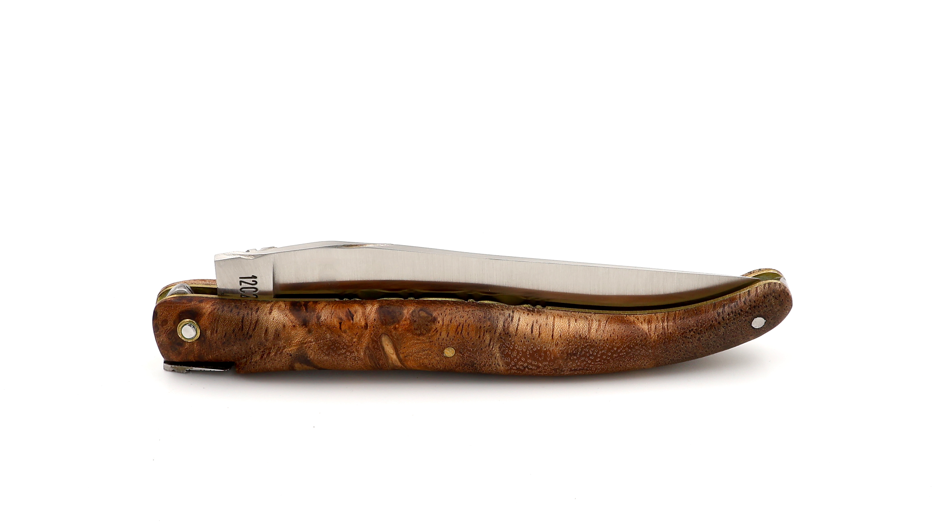 Laguiole en Aubrac Meisterstück Albizia-Wurzelholz 12 cm