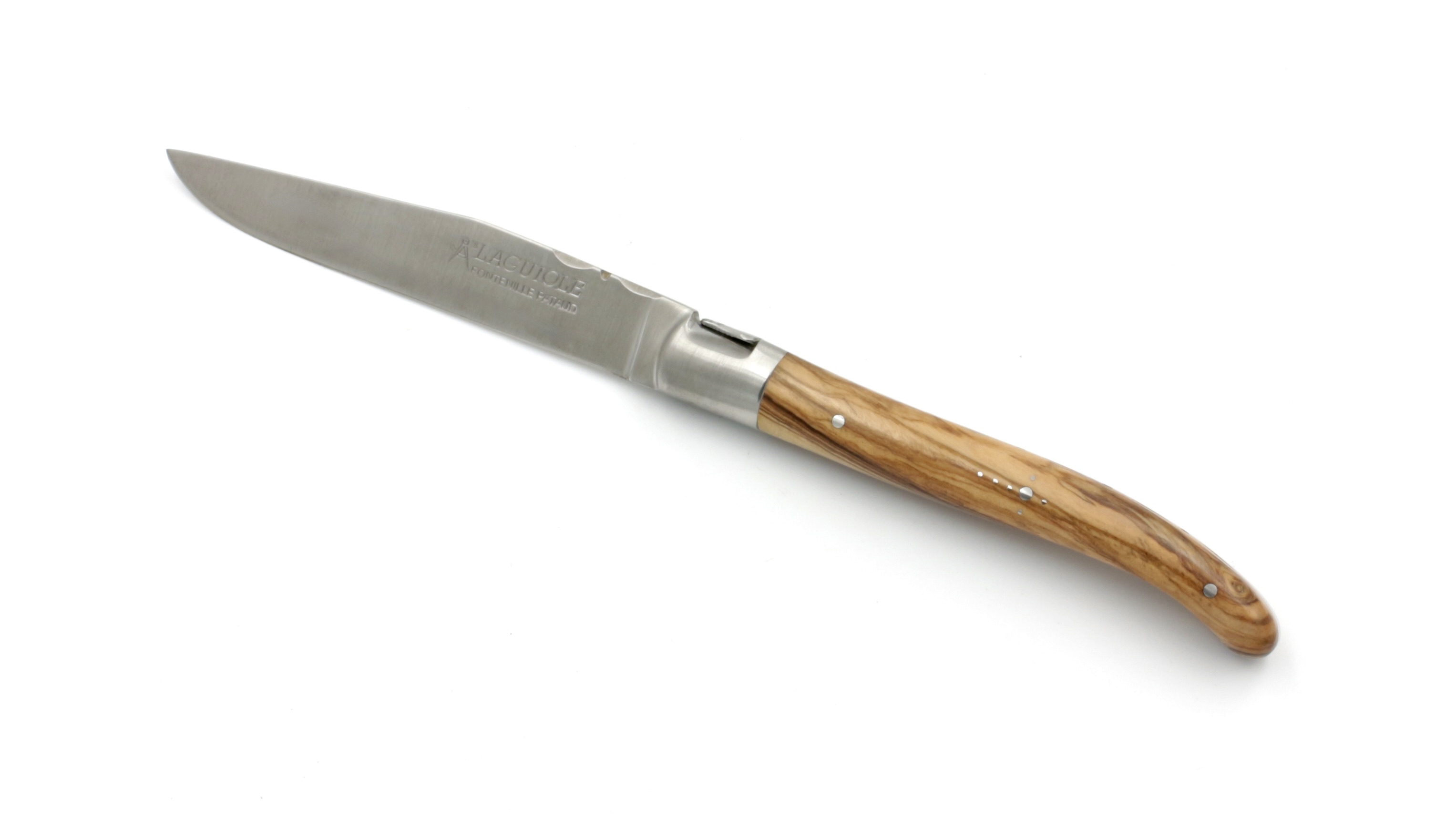 FONTENILLE PATAUD Laguiole Steakmesser Olive Set 2-tlg.