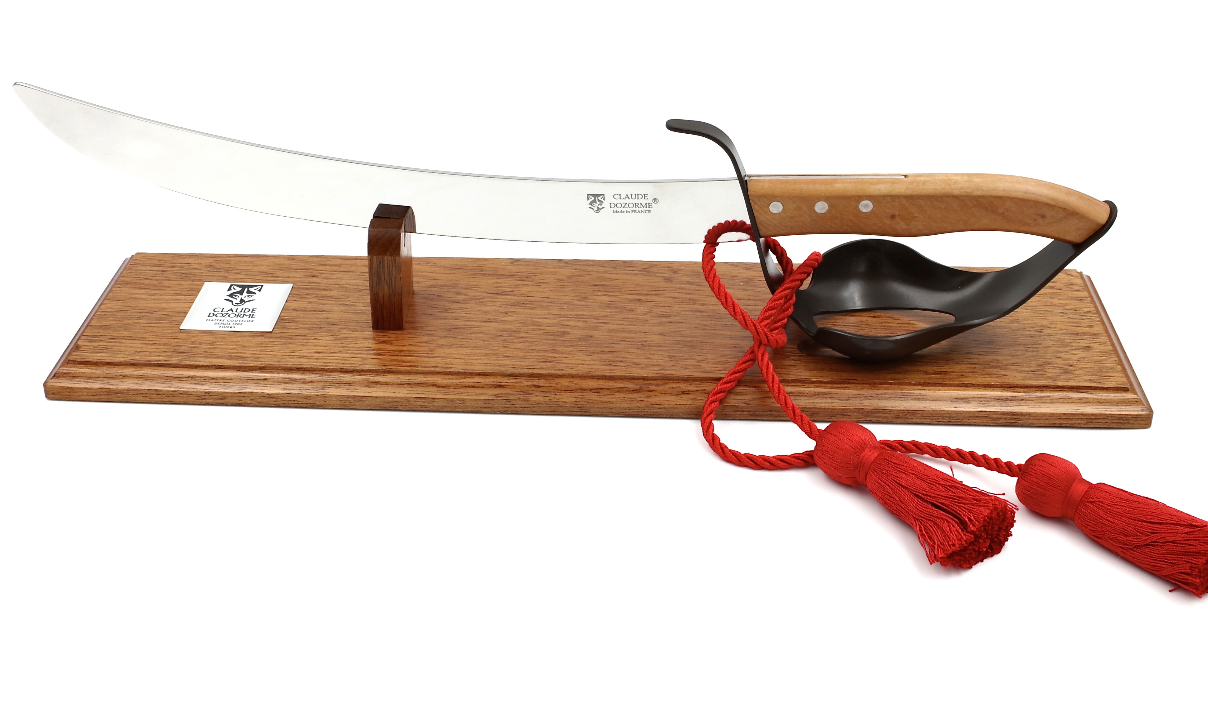 03BB45F4-1F39-4812-855B-5B928D350075_1_201_a Claude DOZORME Champagnersäbel Griff Rosenholz