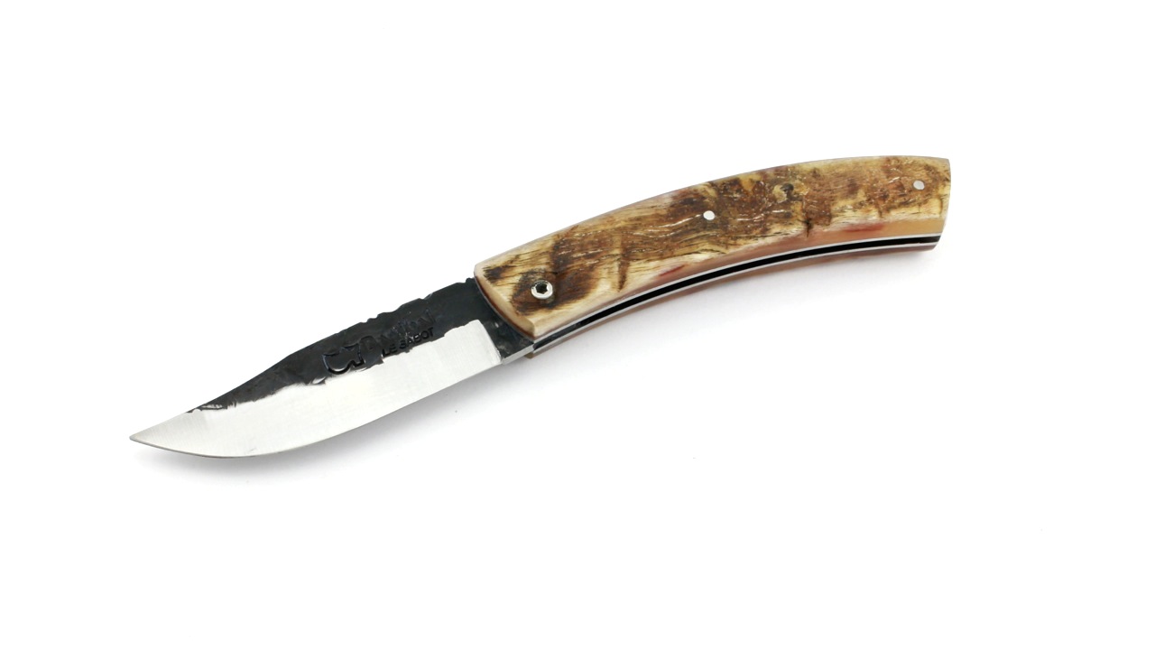 AU SABOT BARIBAL hunting knife ram horn 12 cm