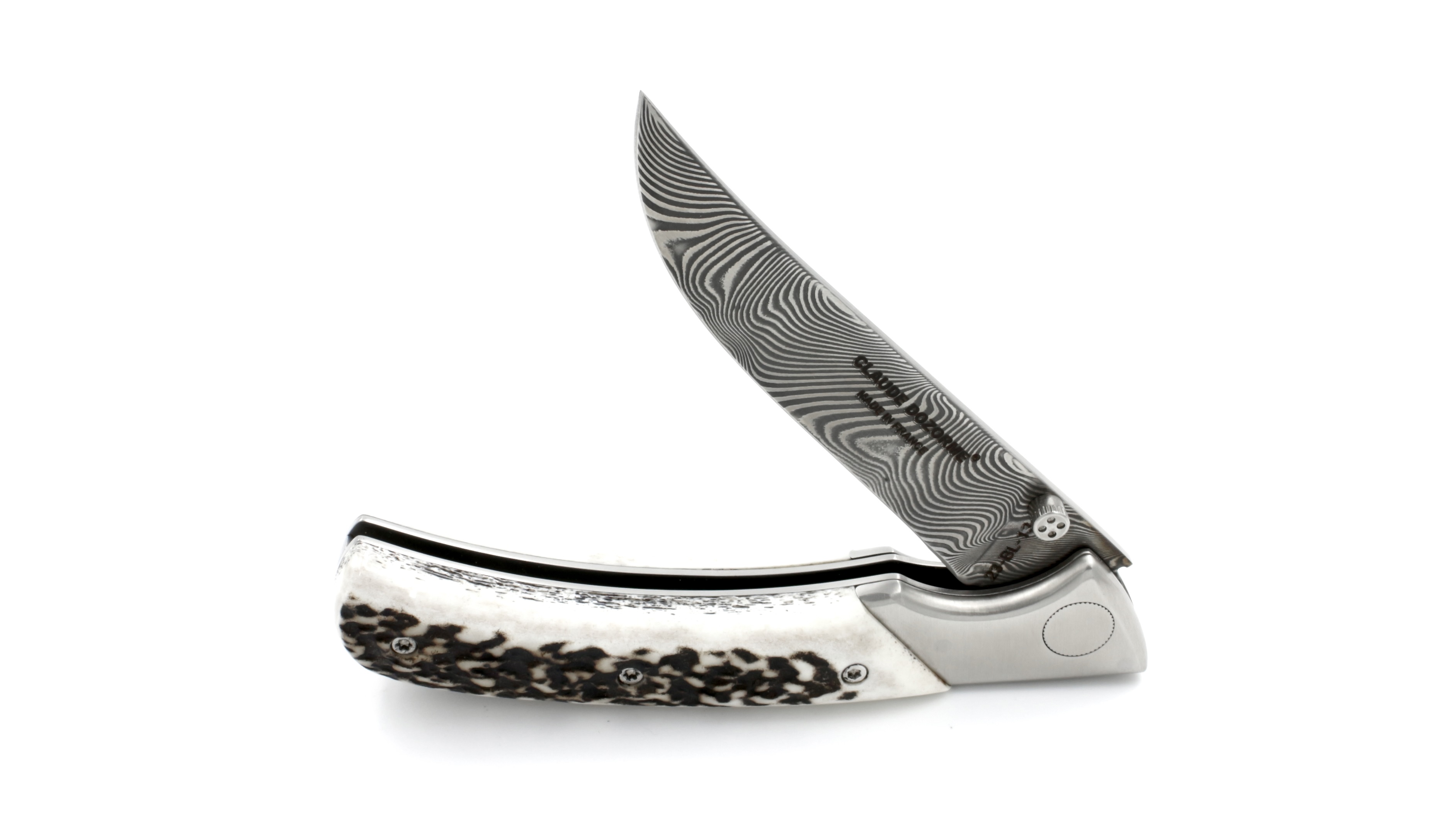 79B4AC40-B9C6-429A-8971-682F4E7AD44A_1_201_a Claude DOZORME EOK hunting knife stag horn damascus