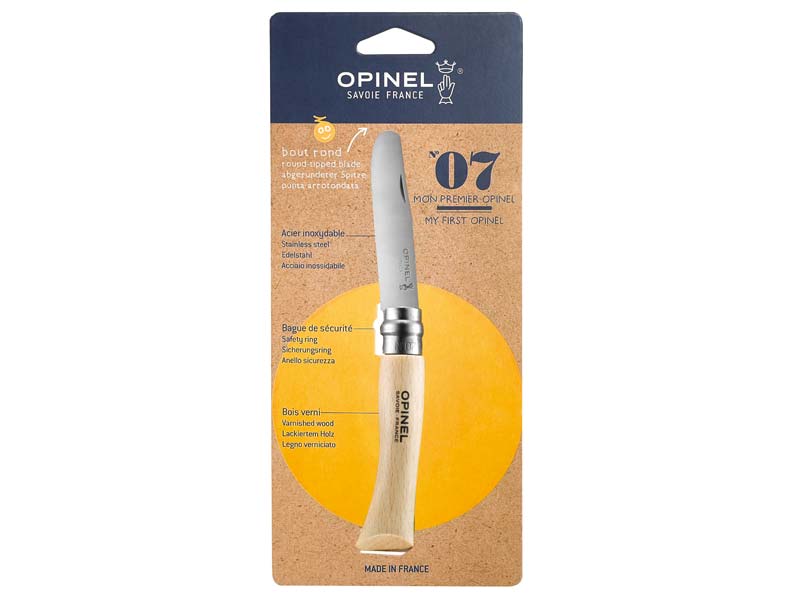 OPINEL Kindermesser No.7 rostfrei abgerundete Spitze