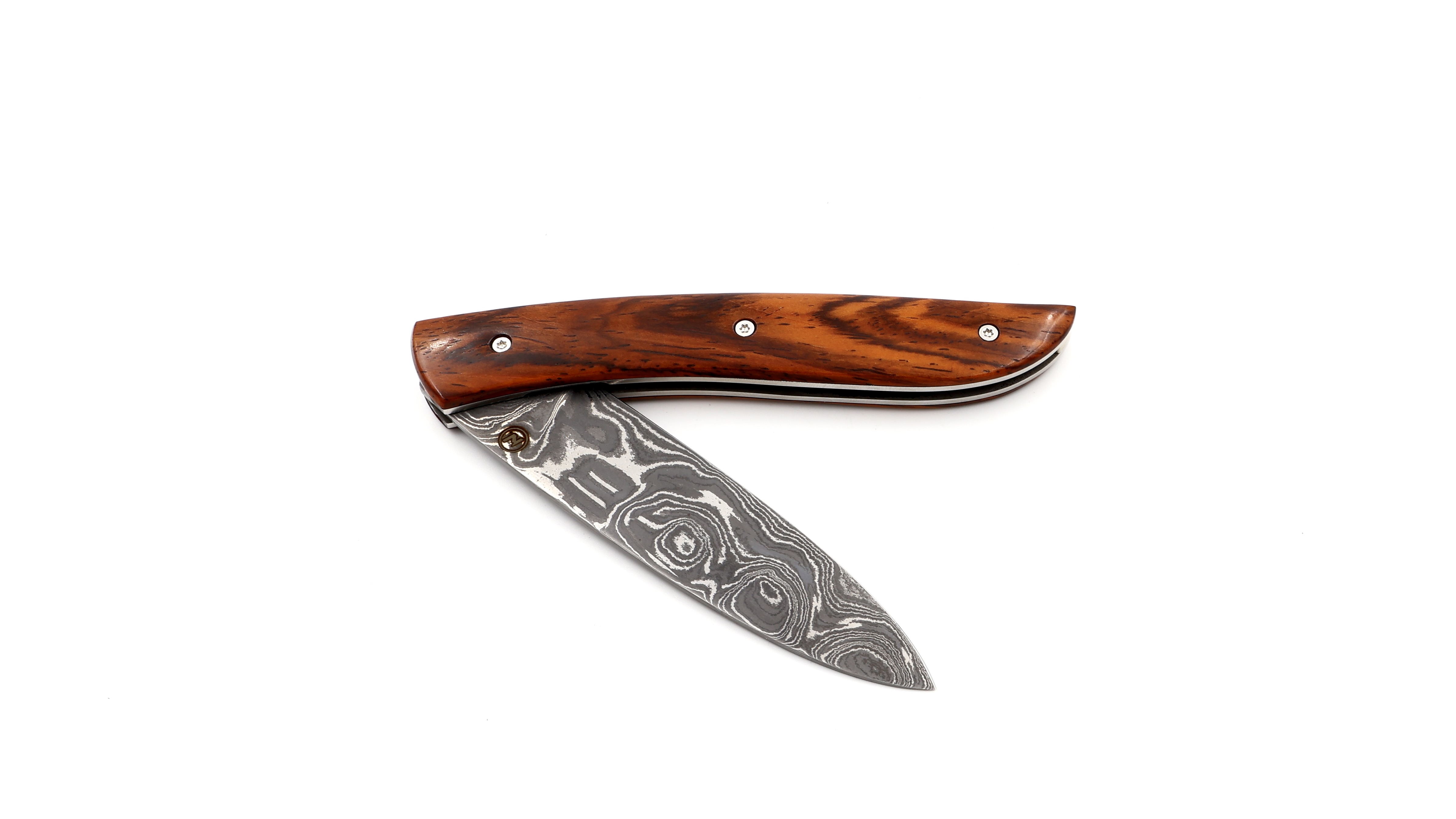 Tim Bernard NÉVÉ Cocobolo Holz Damastklinge  