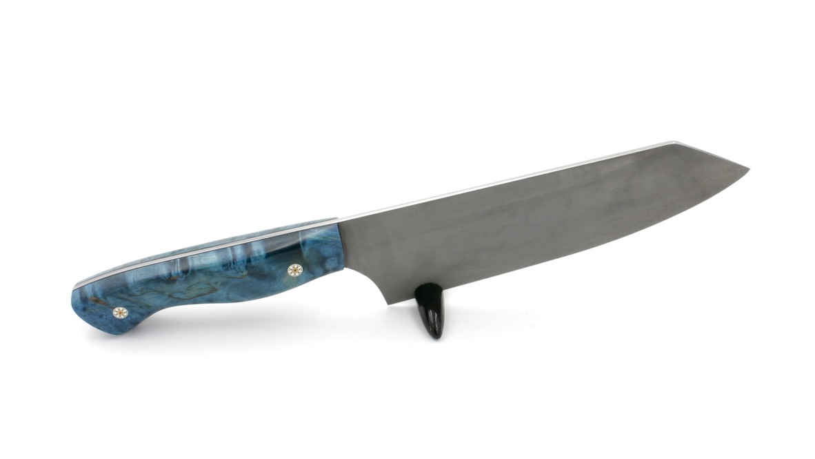 DABA13AF-4A78-46F9-9921-FA524780EB64_1_105_c KLEOS Prestige Kochmesser BUNKA Maserbirke stonewashed Klinge 14C28N (2)