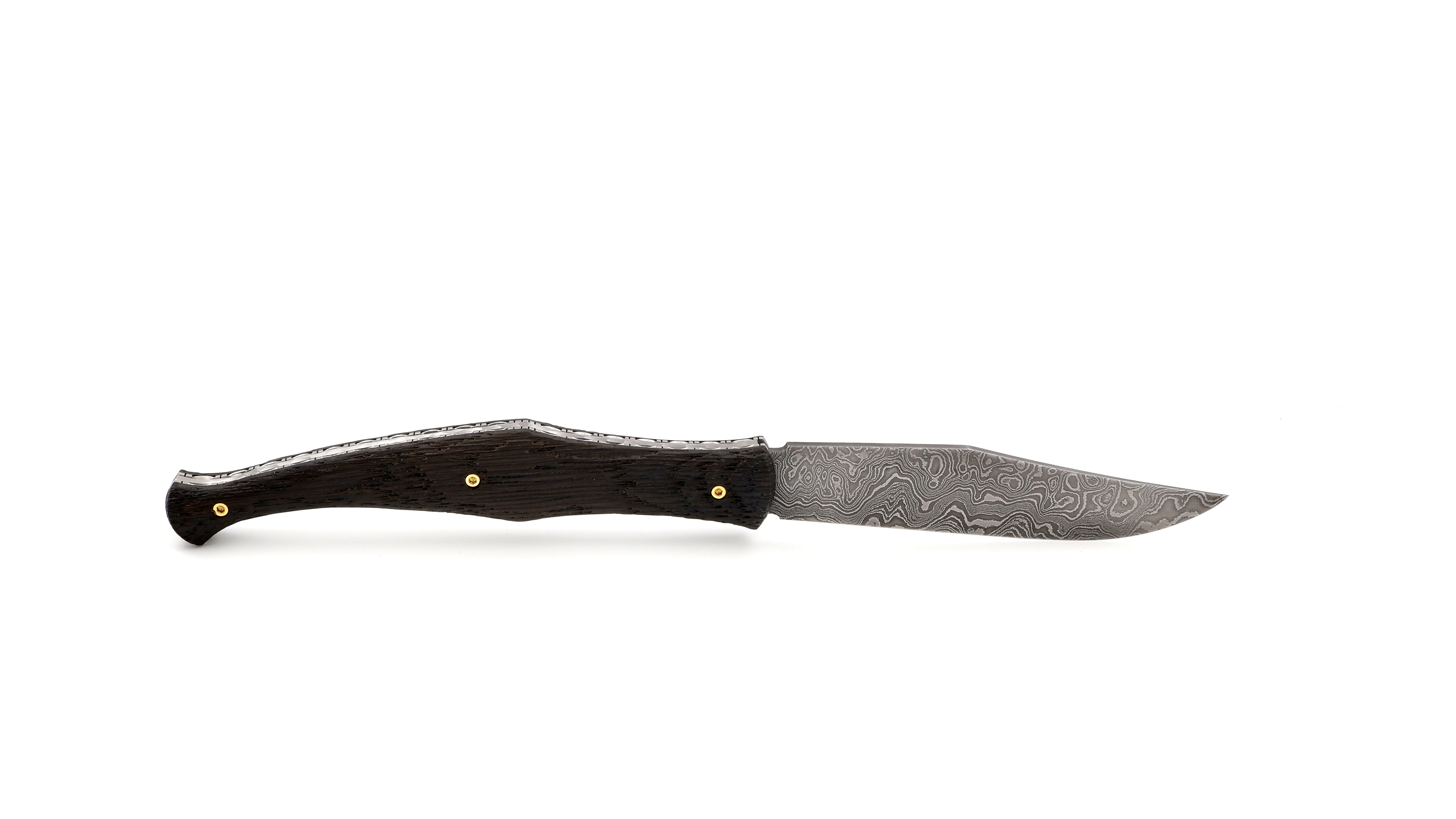 Atelier Odae Le PASSAGER carbonfiber damascus blade