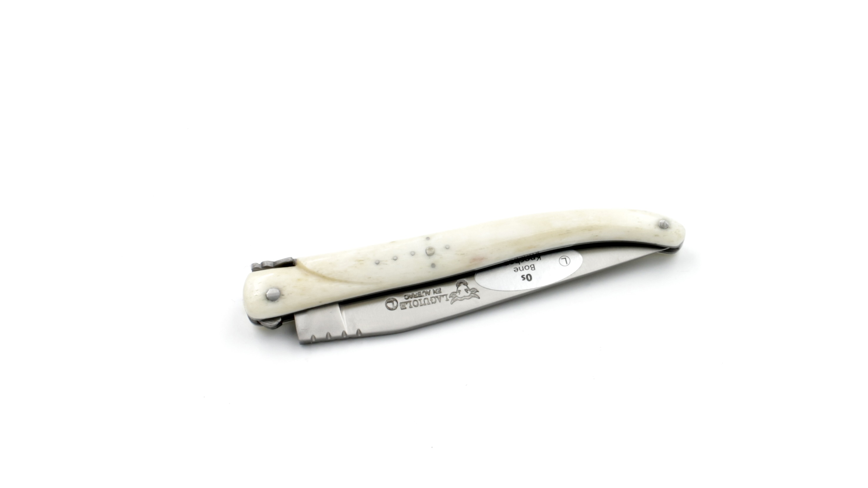 Laguiole en Aubrac bone full handle 10 cm